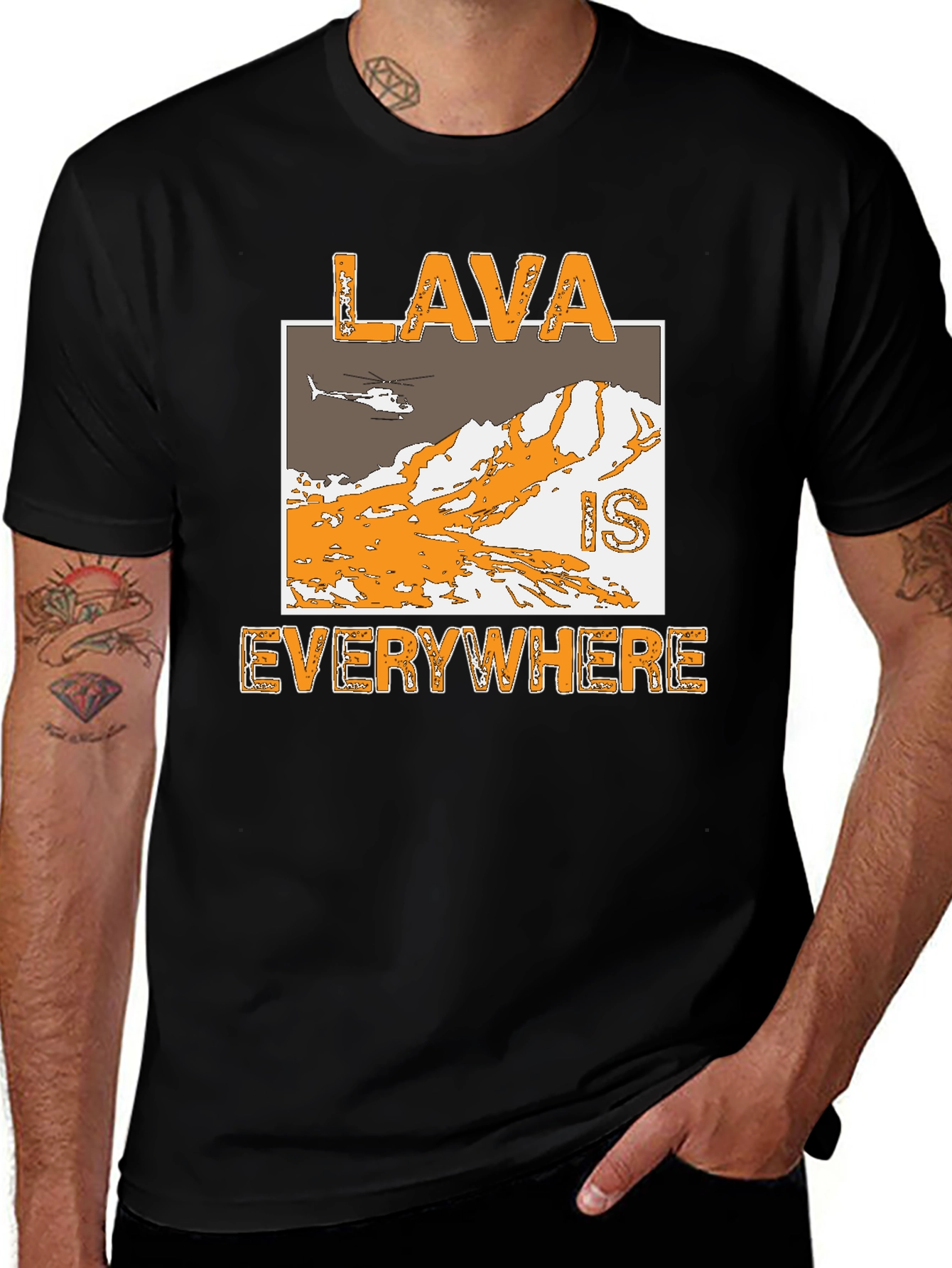 Variant 14 of Lava Is Everywhere Graphic T-Shirt