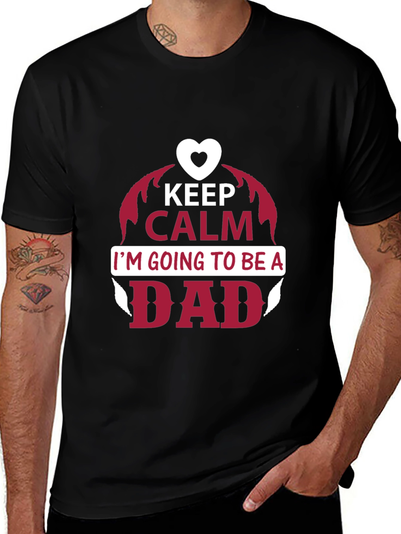 Variant 26 of Keep Calm I'm Going to Be a Dad T-Shirt