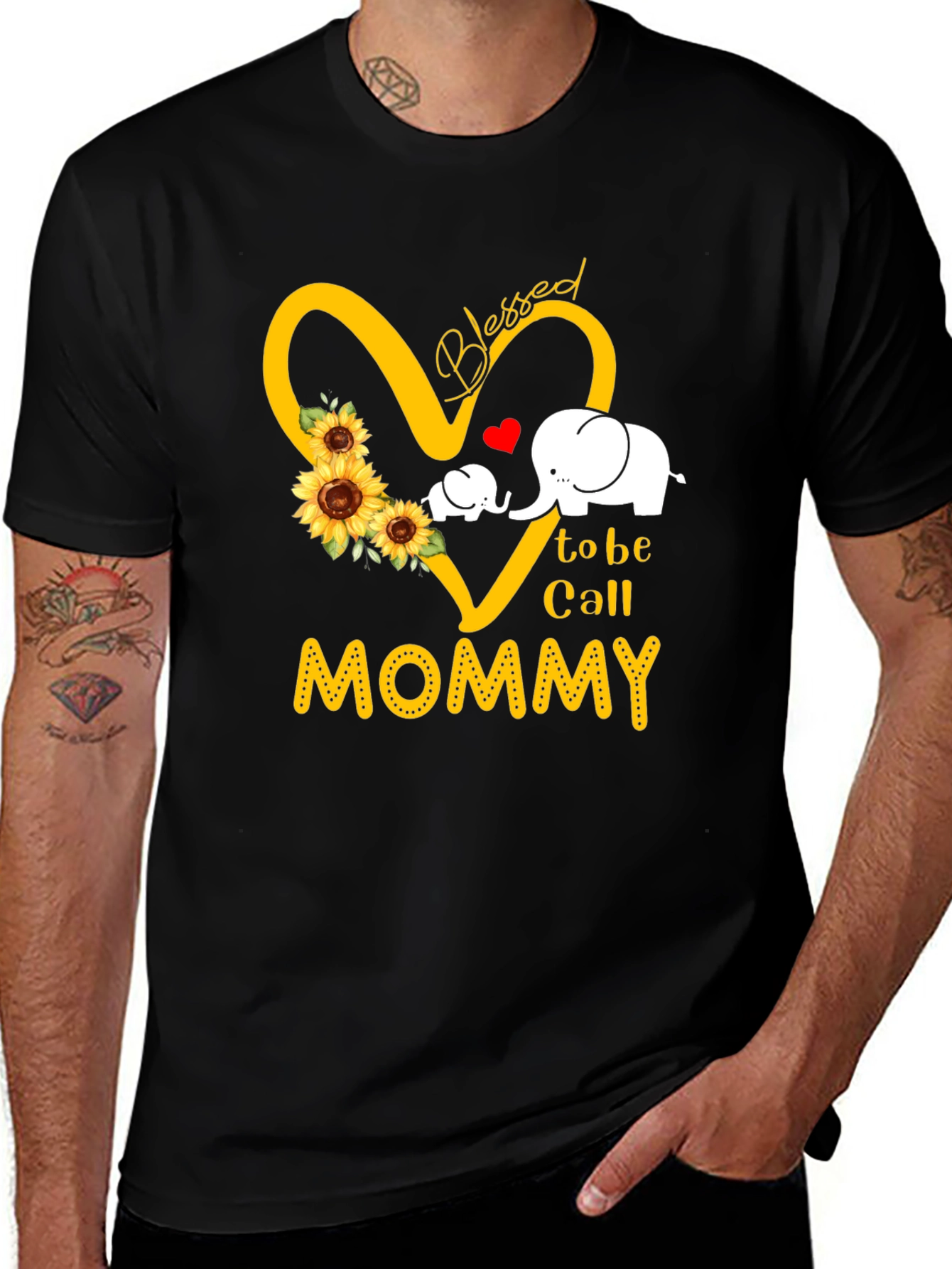 Variant 8 of Blessed to be Call Mommy Black T-Shirt