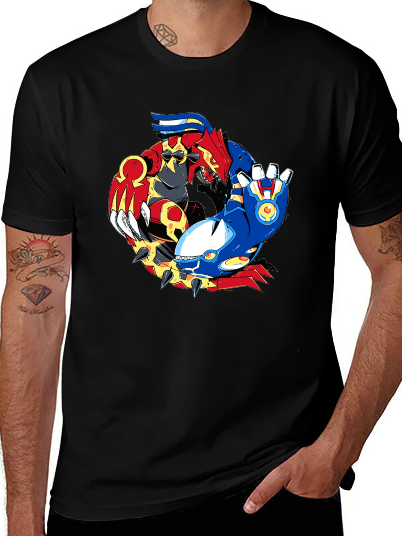 Epic Clash T-Shirt: Pokemon Kyogre vs Groudon