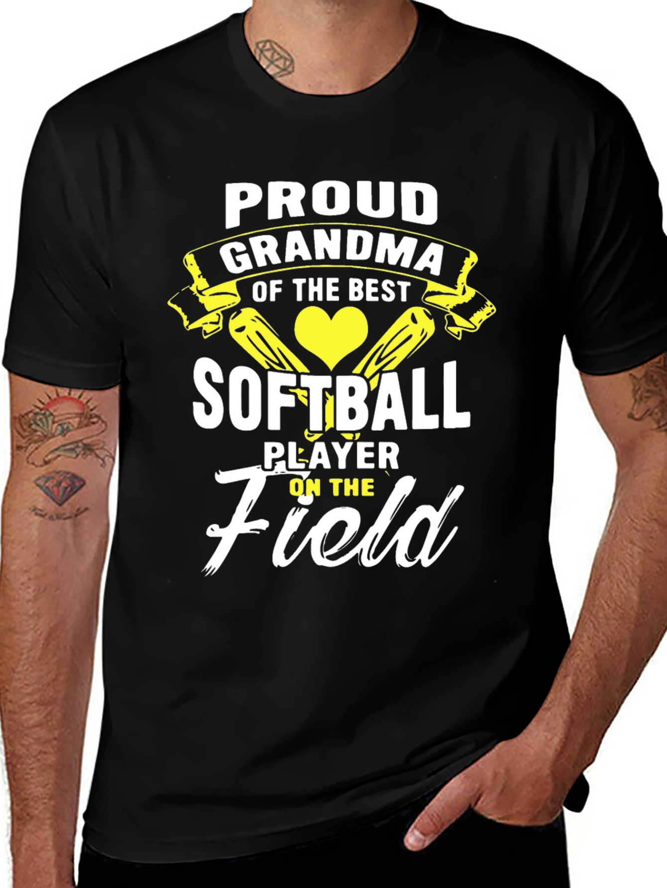 Variant 2 of Proud Grandma Softball Player T-Shirt