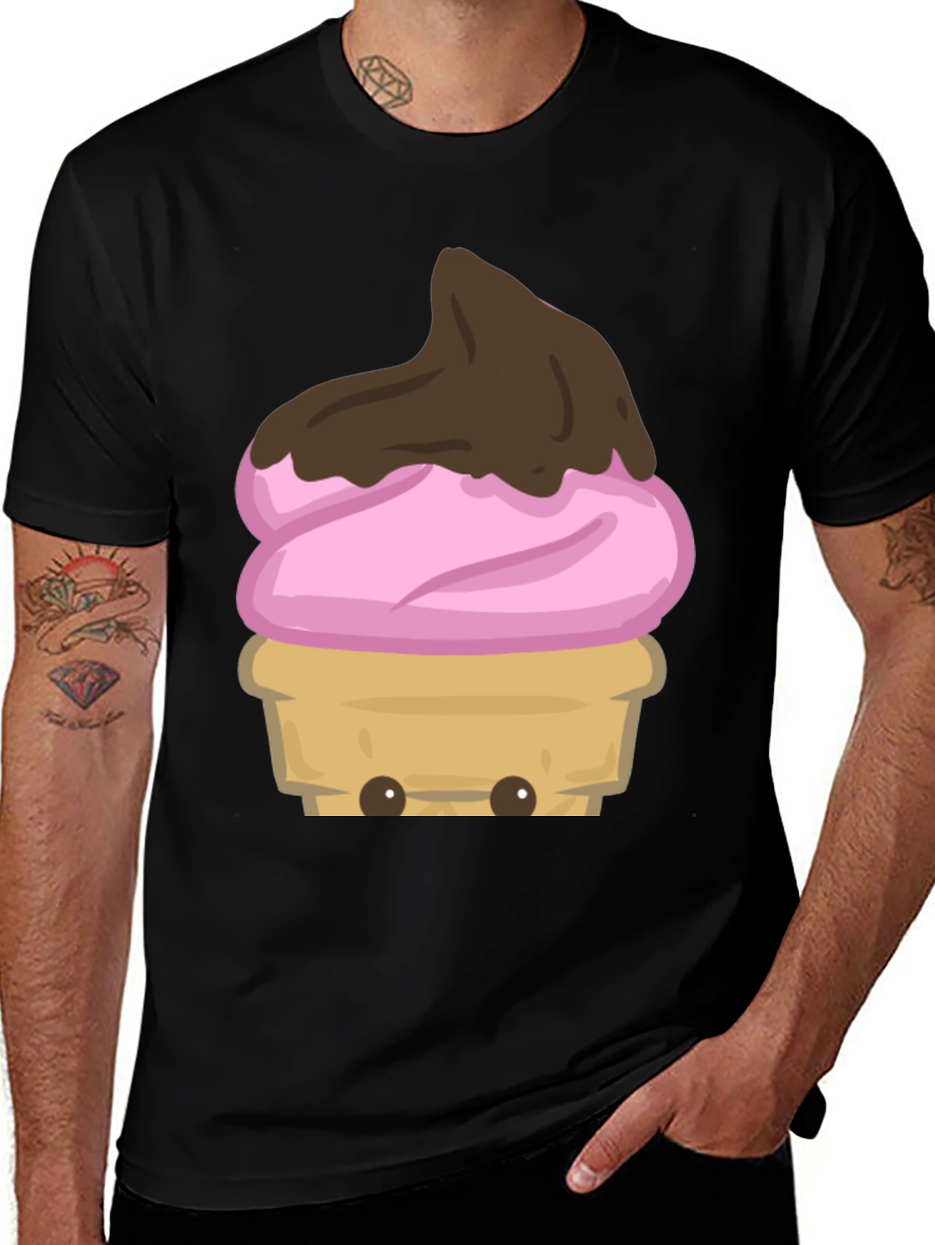 Variant 9 of Cute Ice Cream Graphic Tee