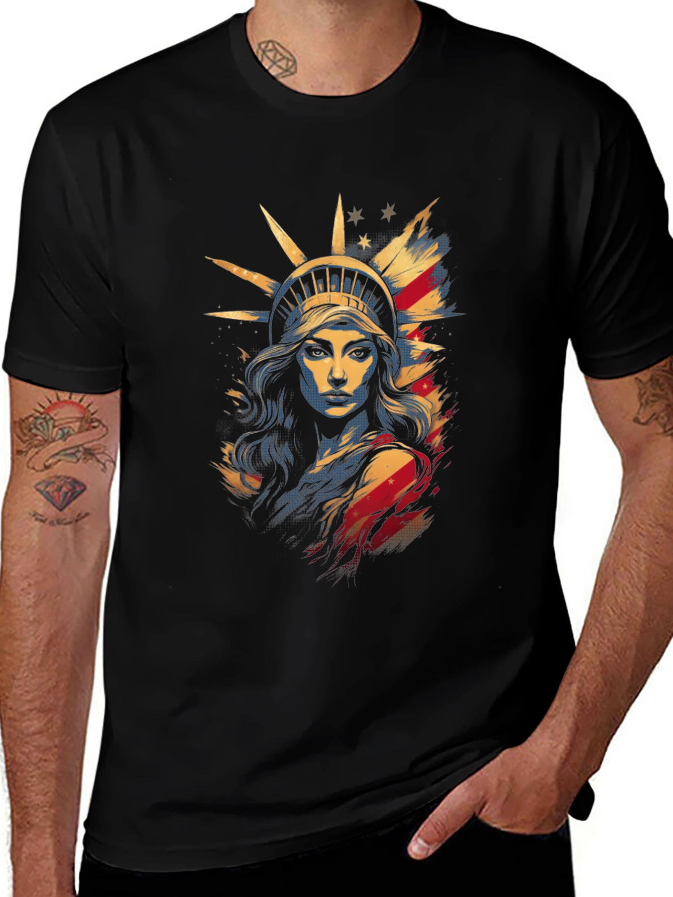 Variant 19 of Statue of Liberty Graphic Tee