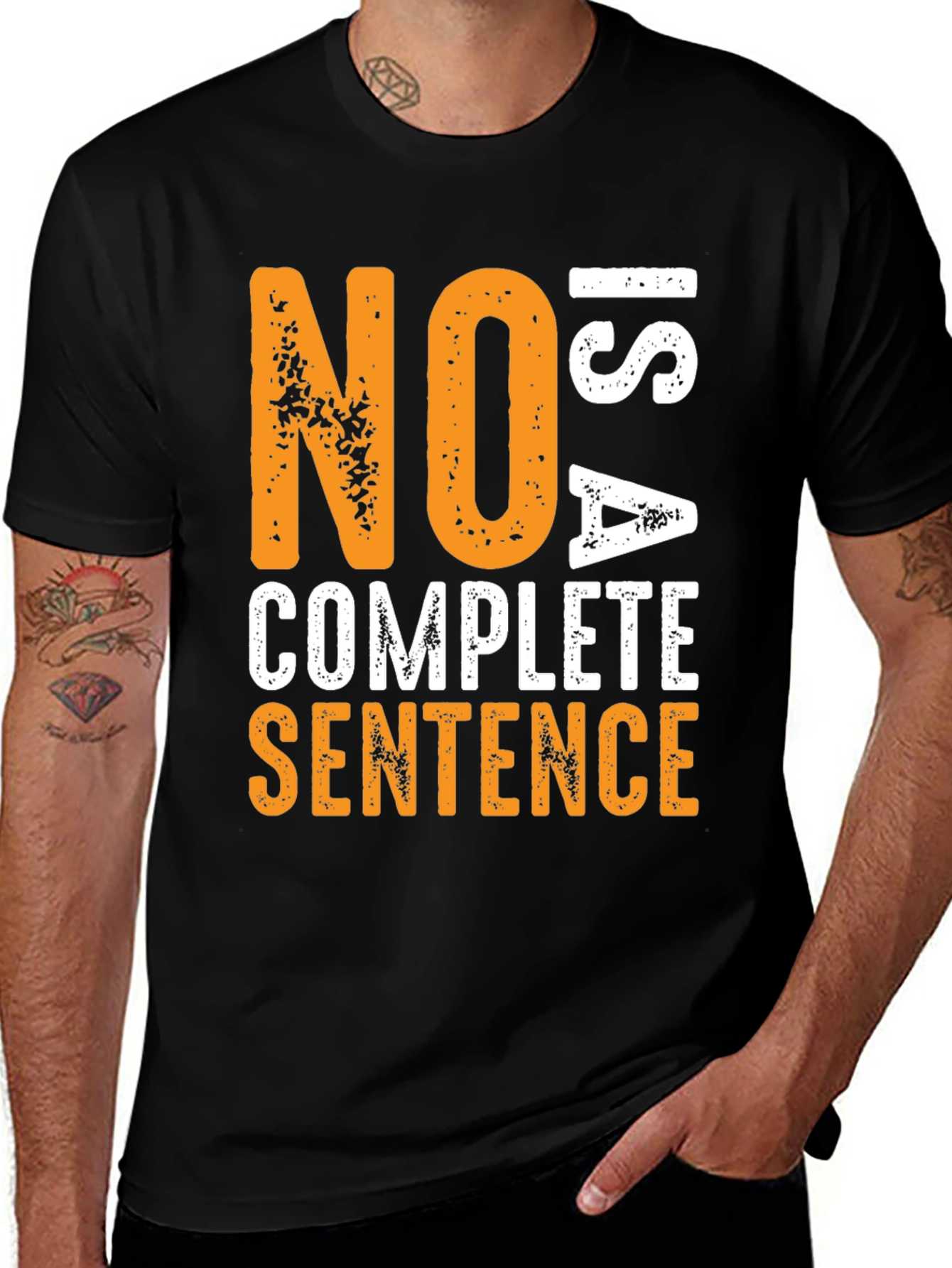 Variant 20 of No Is A Complete Sentence Graphic Tee