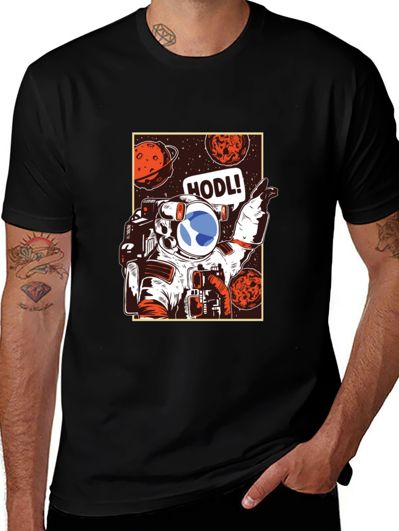 Astronaut HODL T-Shirt - Crypto Investor Tee