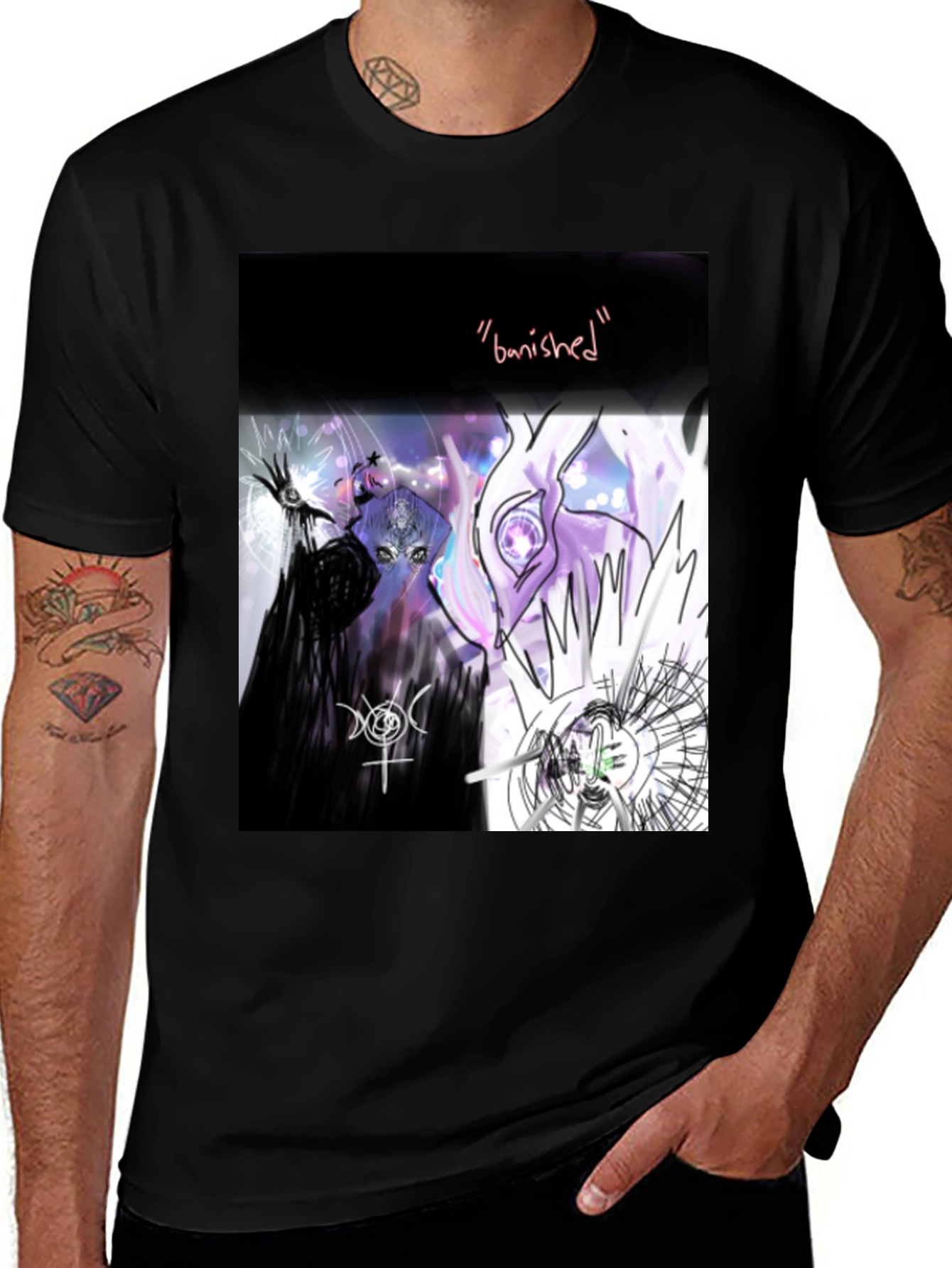 Variant 28 of Banishment Graphic Tee - Unique Art T-Shirt