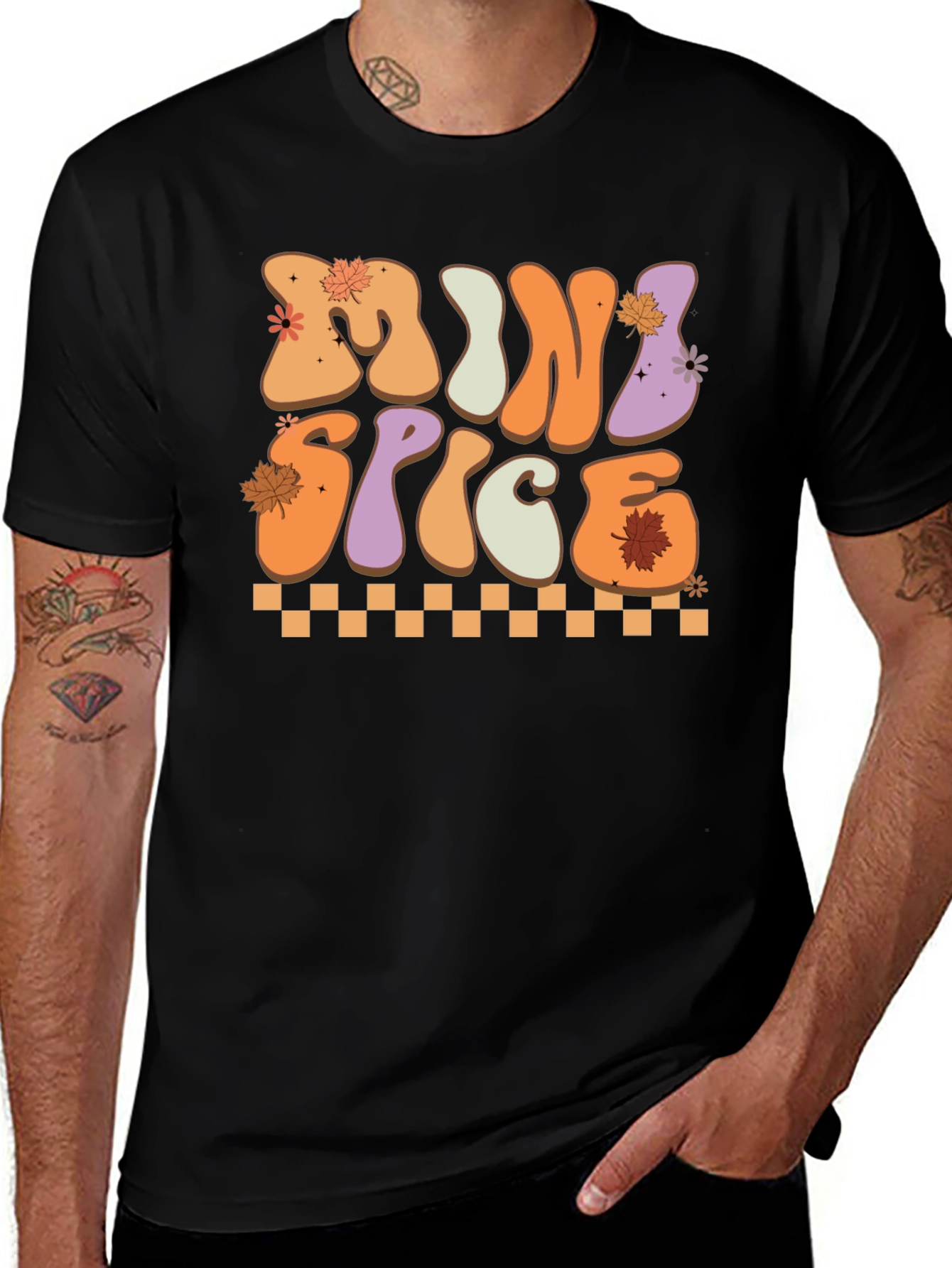 Variant 17 of Mini Spice Graphic Tee - Retro Fall Vibes