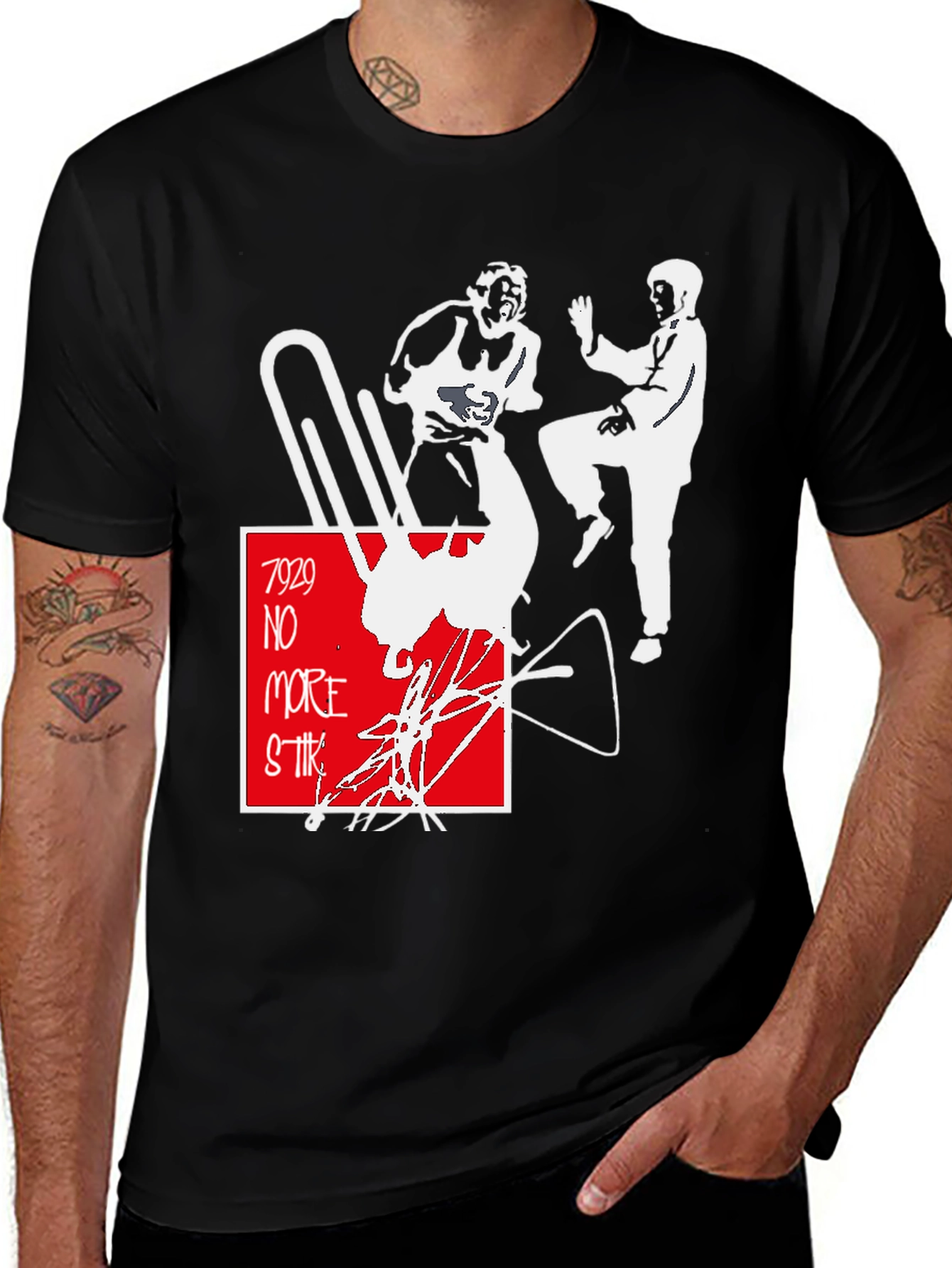 Variant 2 of 7929 No More Strike Graphic T-Shirt