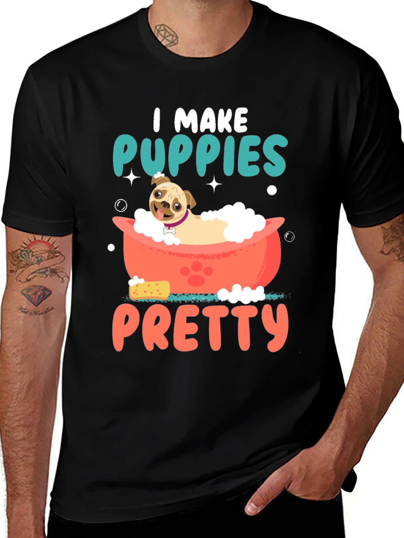Variant 12 of I Make Puppies Pretty T-Shirt