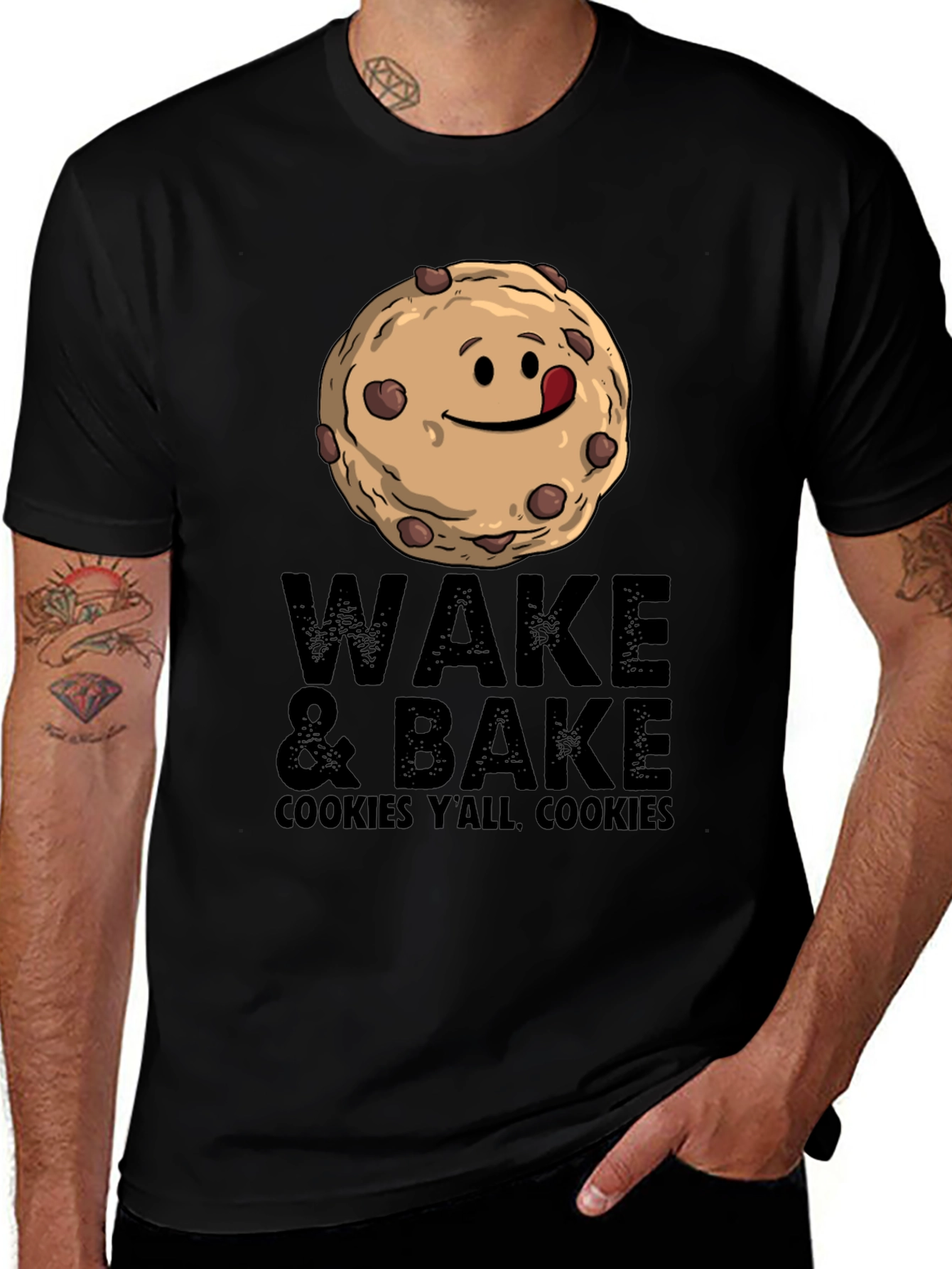 Variant 3 of Wake & Bake Cookies Graphic Tee