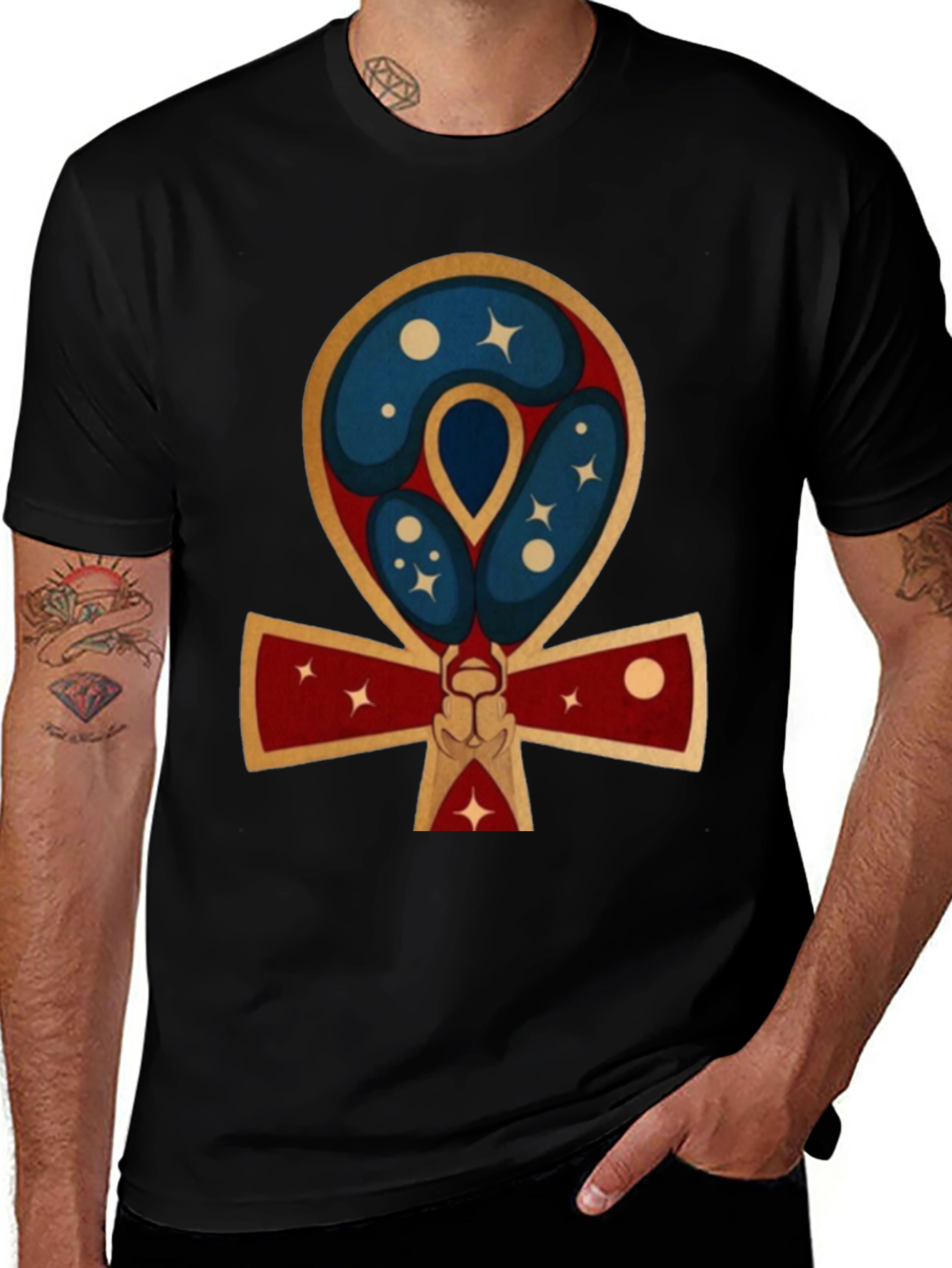 Variant 17 of Ankh of Life Graphic T-Shirt - Unique Design