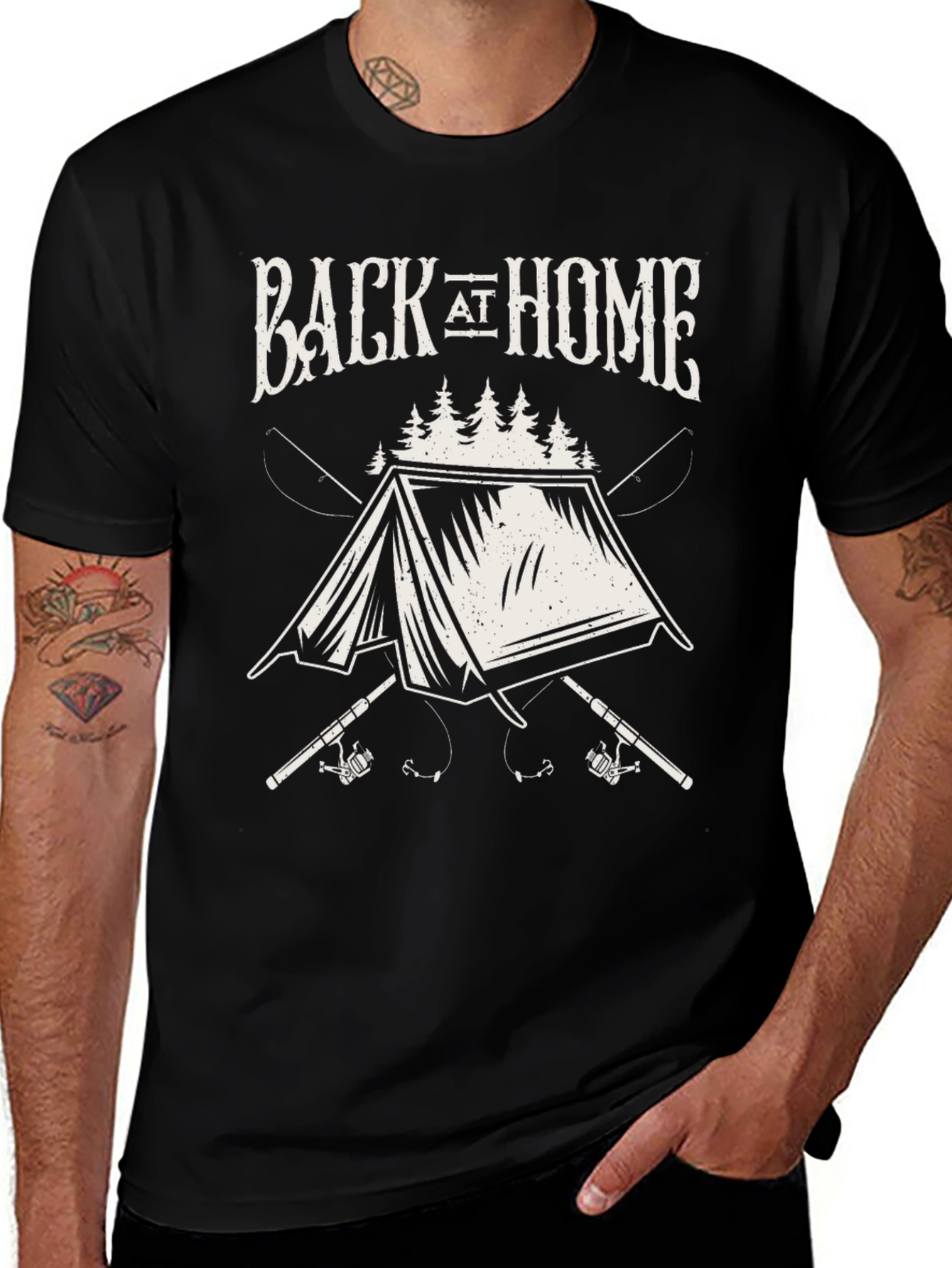 Variant 16 of Back at Home Camping T-Shirt