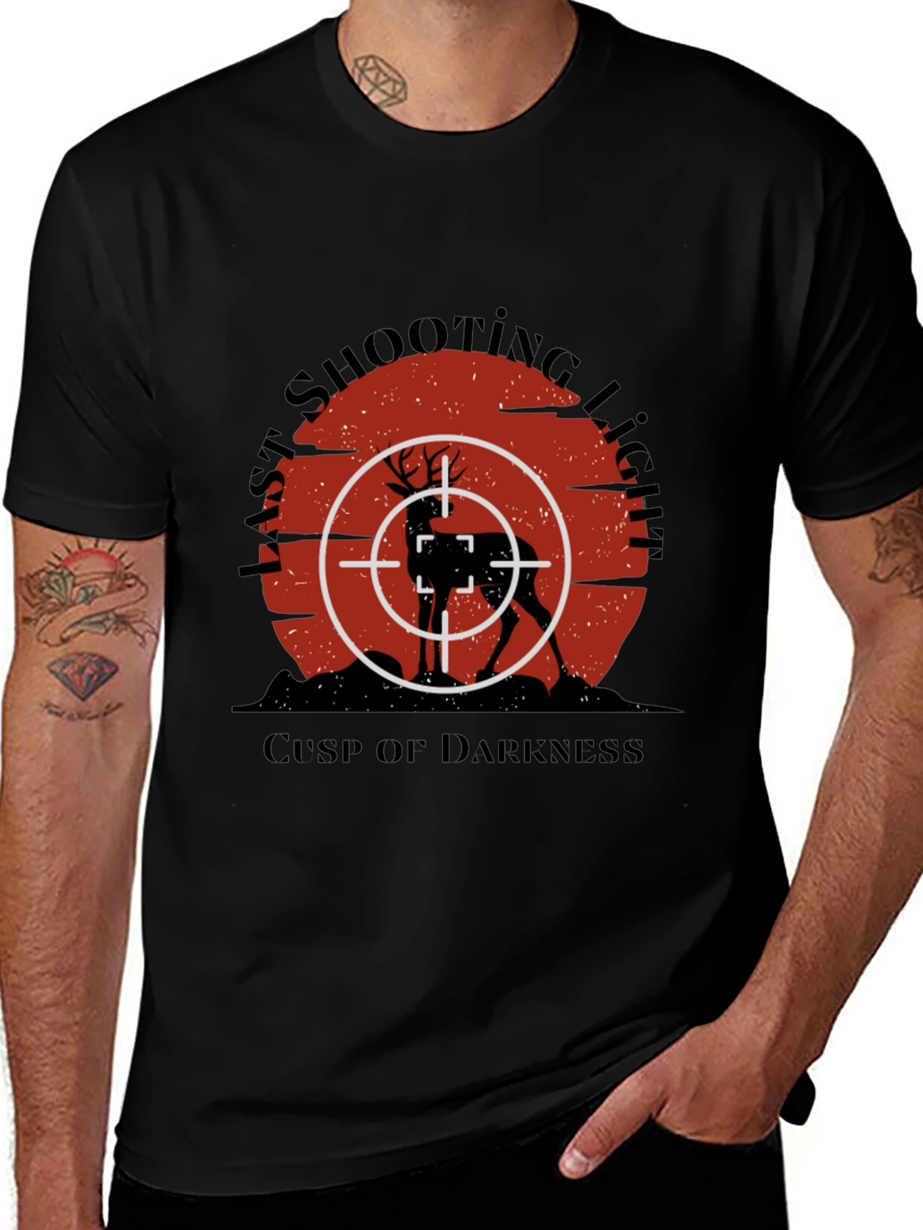 Variant 24 of Last Shooting Light Deer Target Graphic T-Shirt
