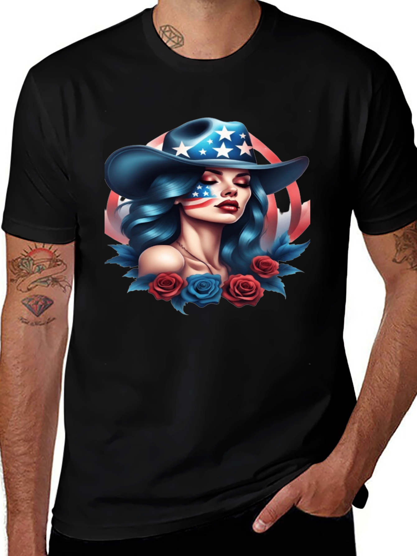 Variant 12 of American Girl Graphic Tee - Patriotic Style