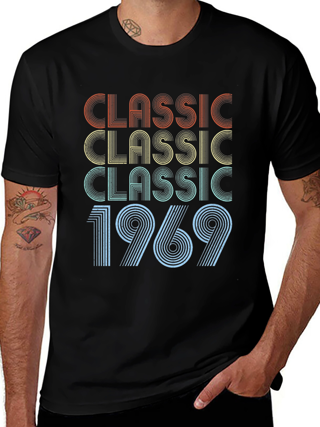Variant 7 of Classic 1969 Retro Graphic Tee