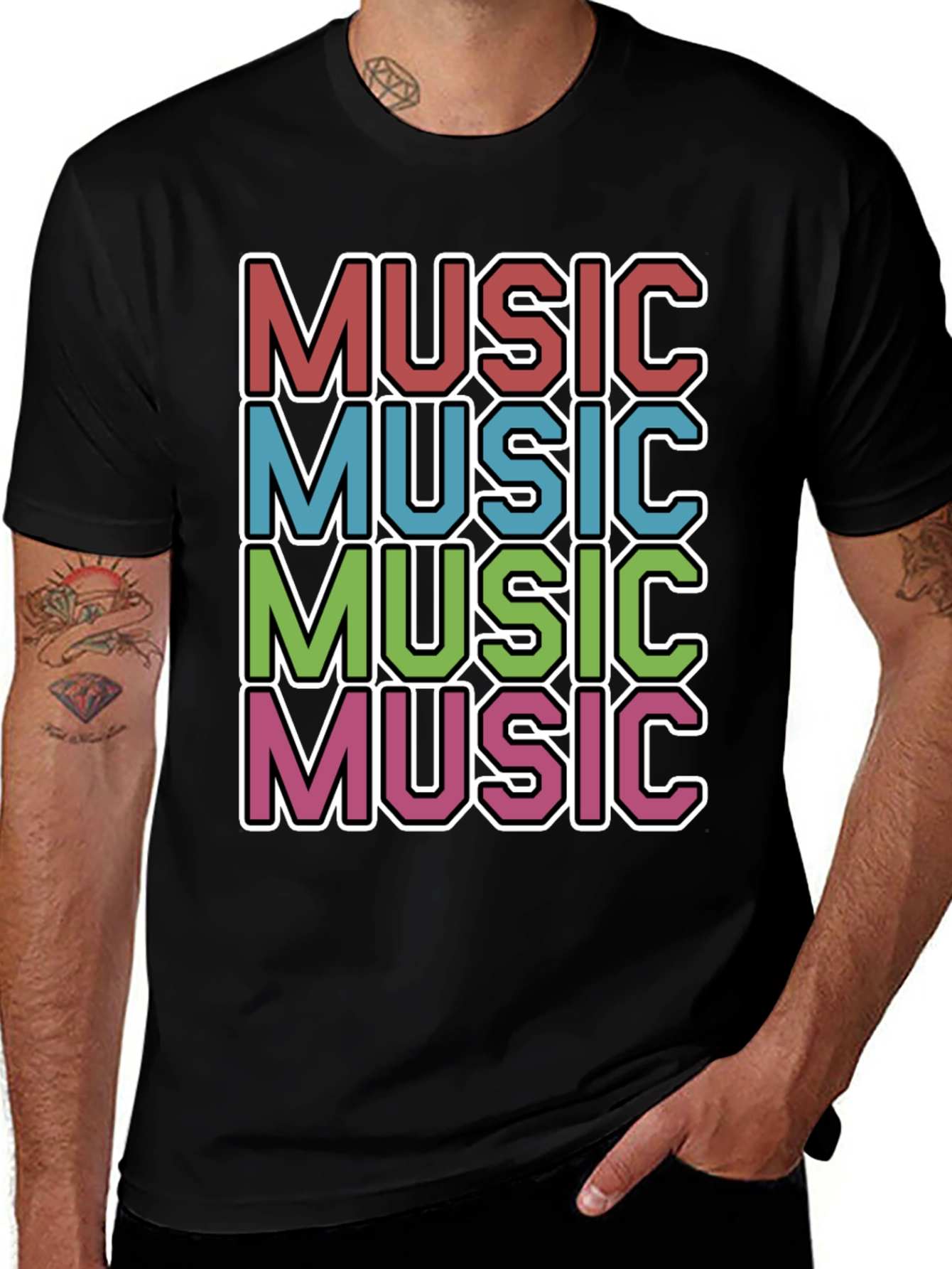 Variant 4 of Retro Music T-Shirt