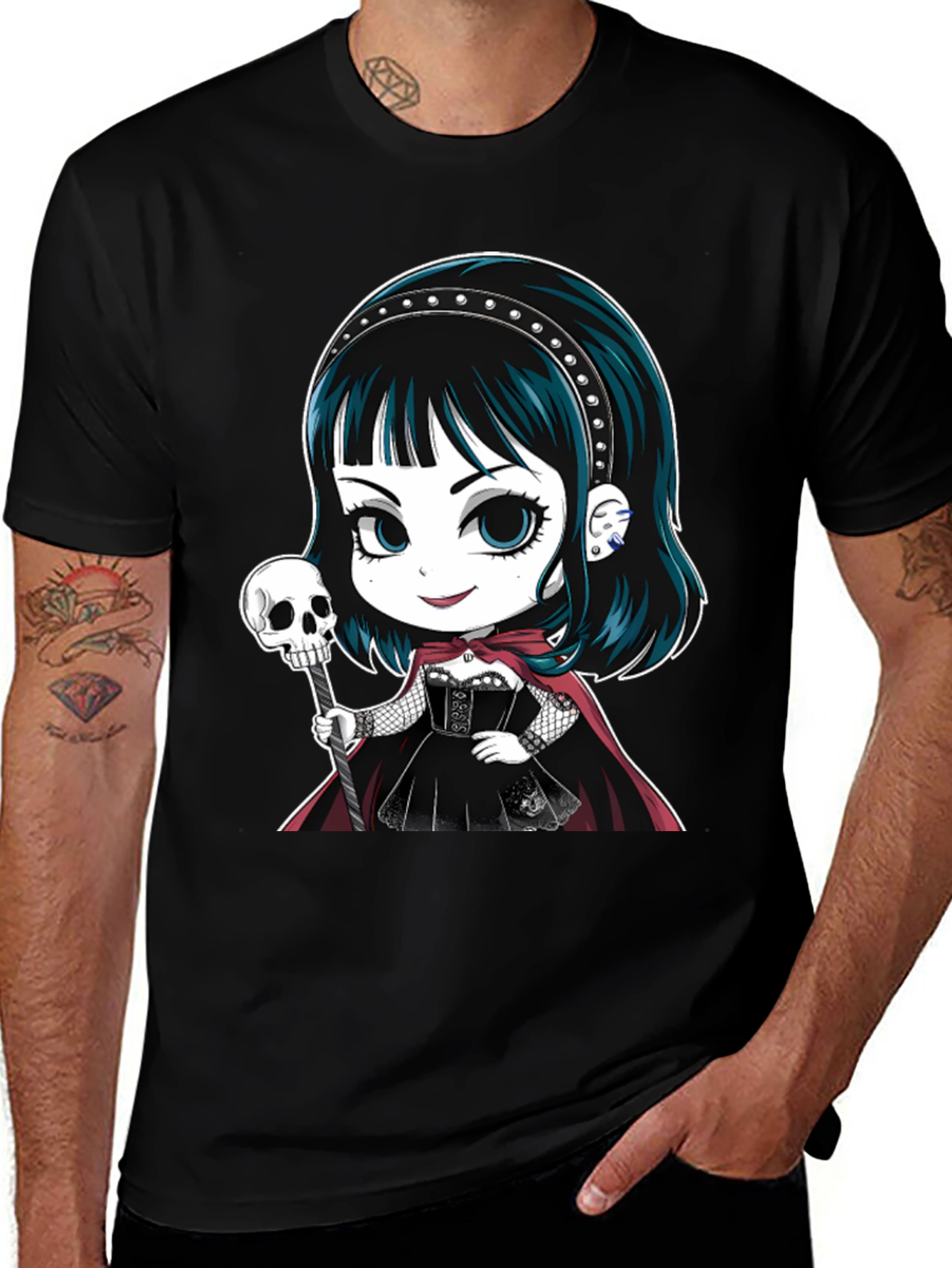 Variant 4 of Gothic Girl T-Shirt