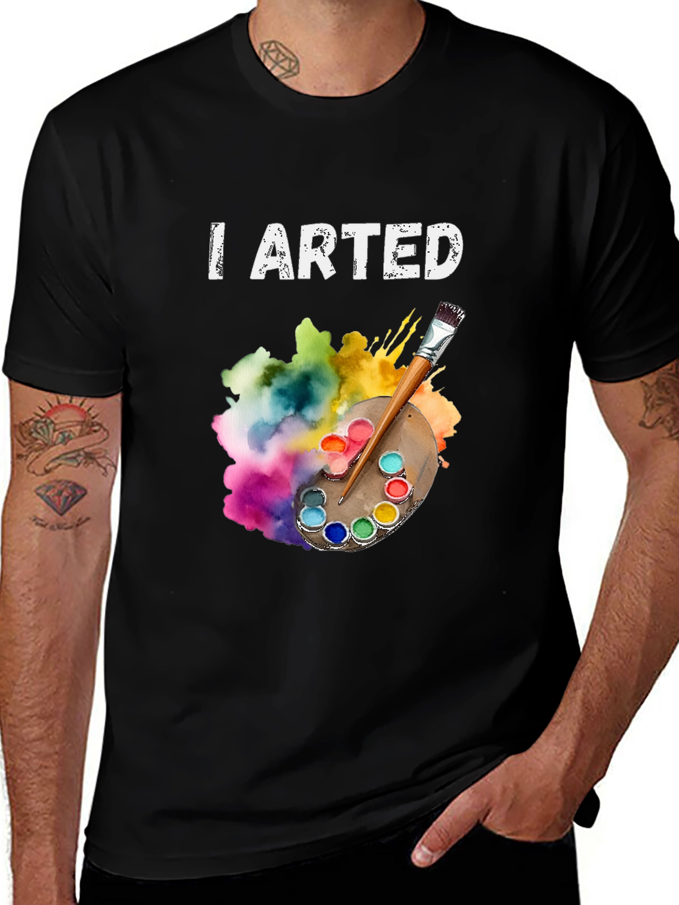 I Arted T-Shirt - Artist Palette Design