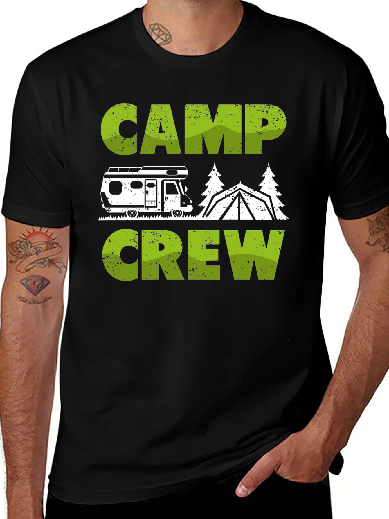 Camp Crew T-Shirt - Camping Adventure Tee