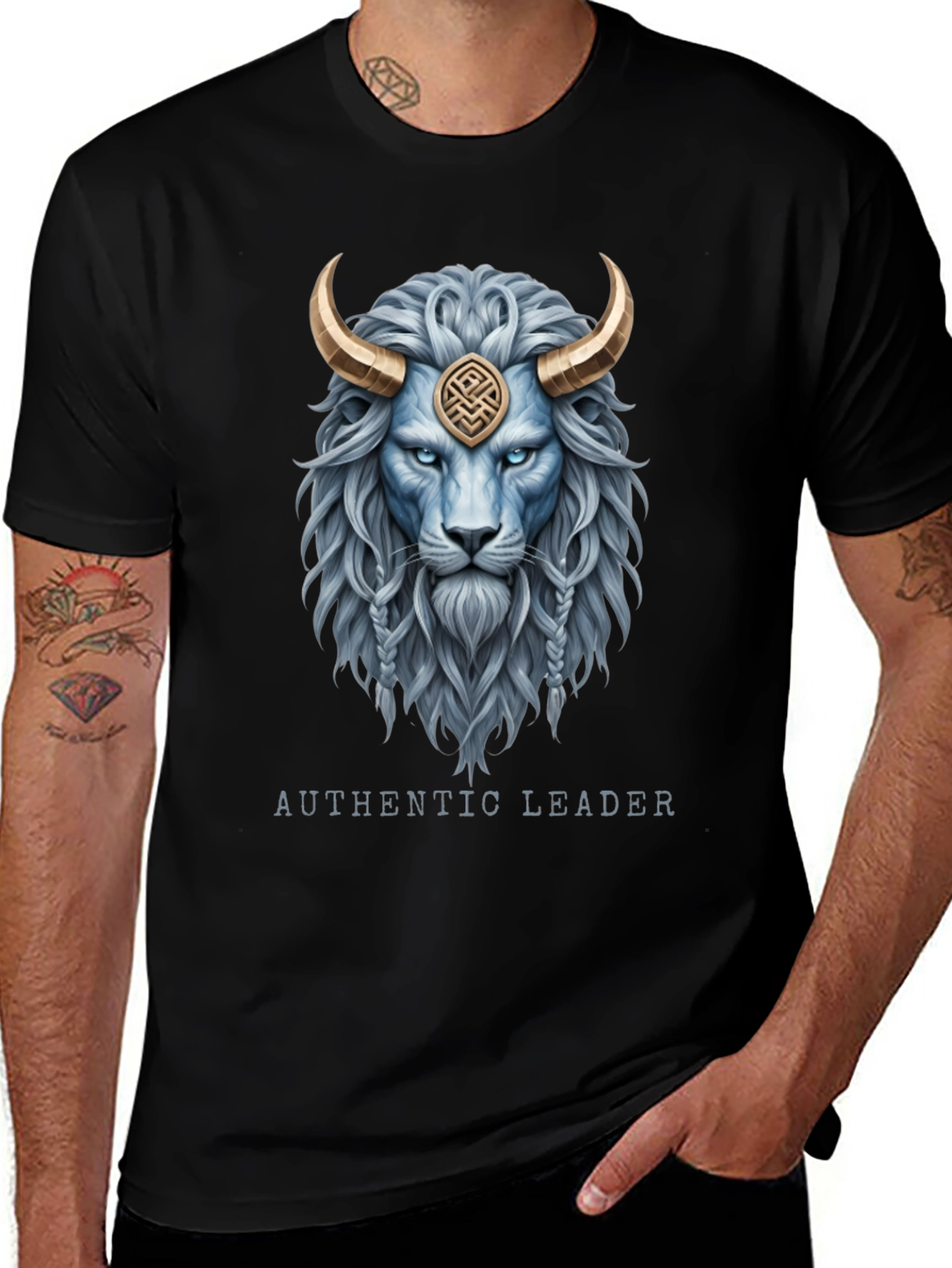 Variant 24 of Authentic Leader Lion Graphic Tee