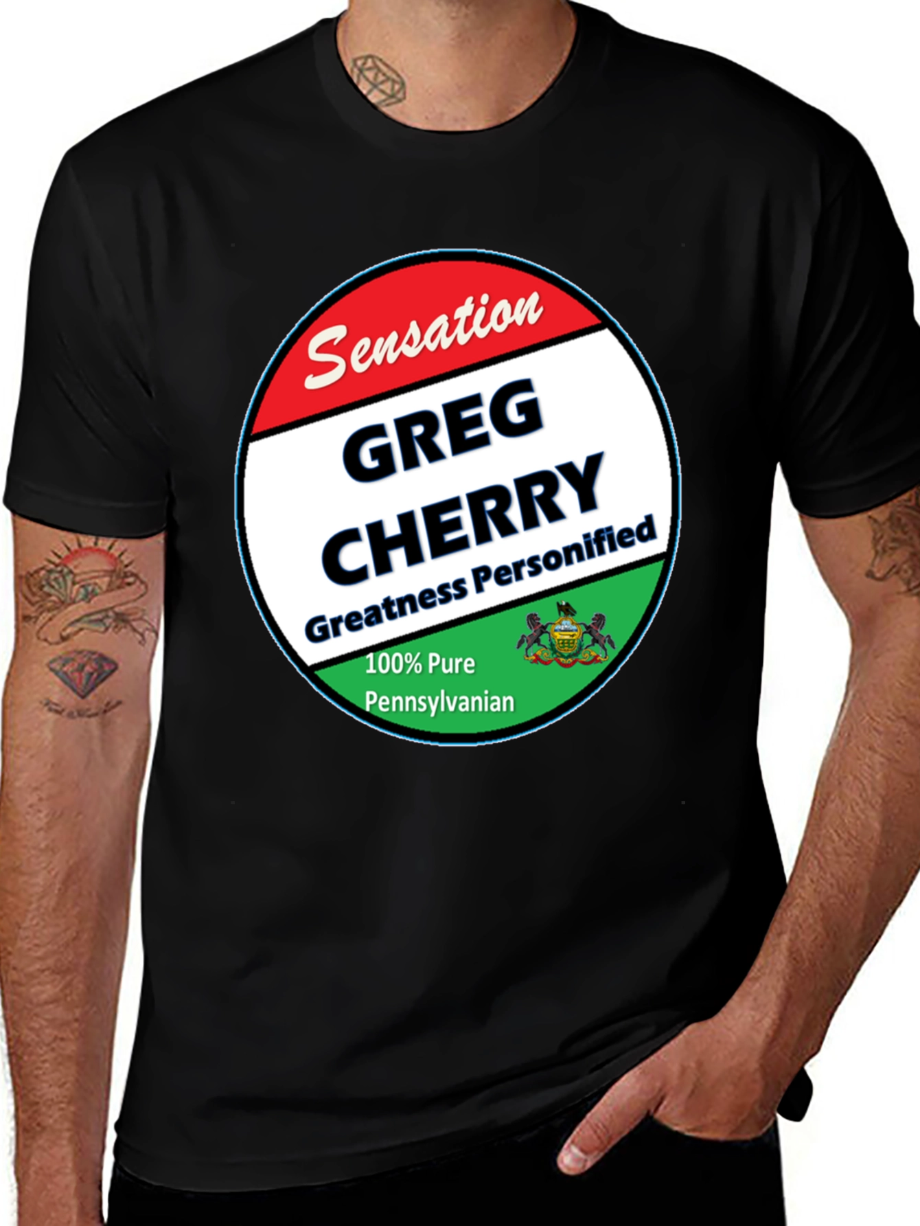 Variant 18 of Greg Cherry Pennsylvania T-Shirt
