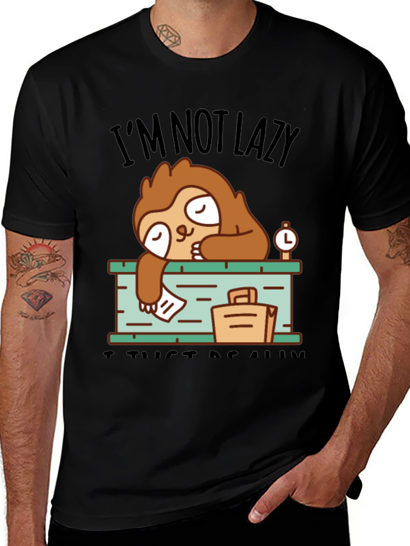 Variant 29 of I'm Not Lazy Sloth T-Shirt