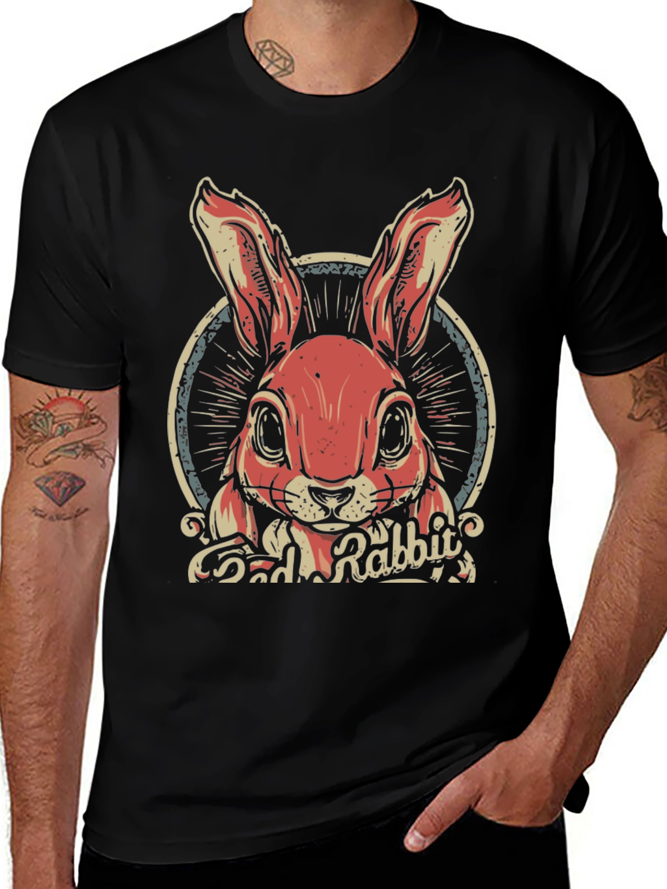 Bad Rabbit T-Shirt - Funny Graphic Tee