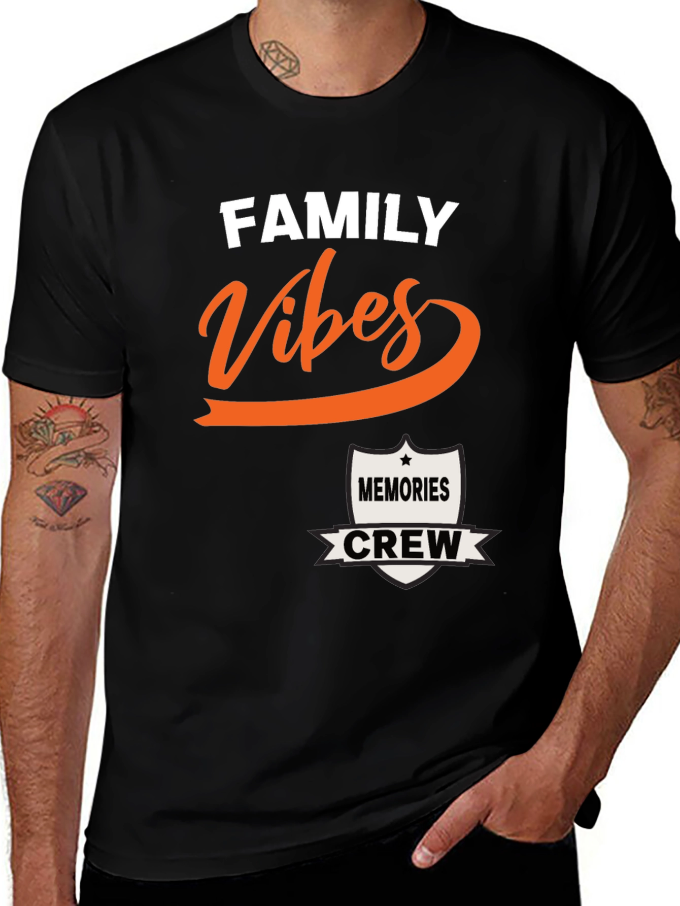 Variant 10 of Family Vibes Memories Crew T-Shirt