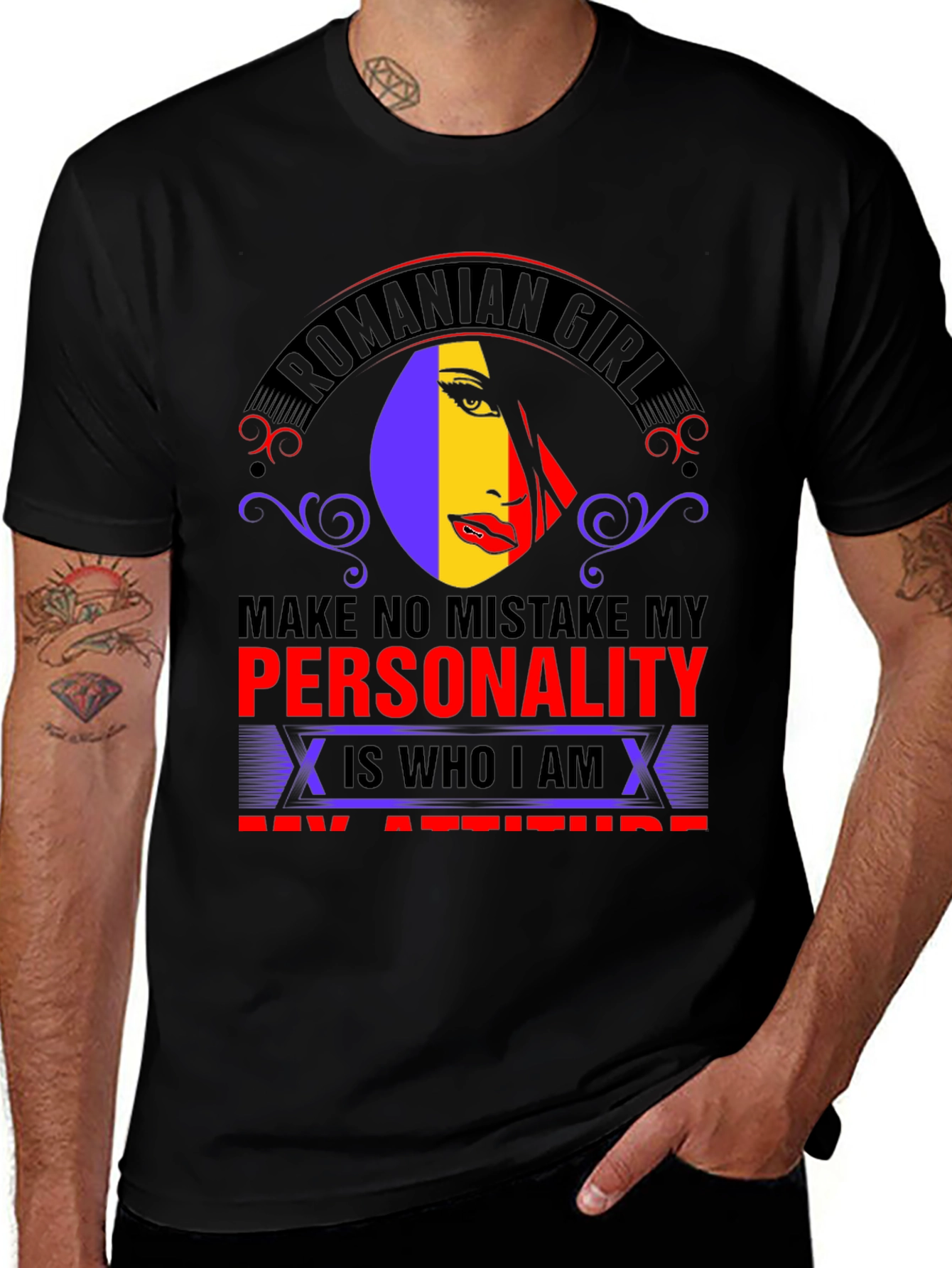 Romanian Girl Personality Attitude T-Shirt