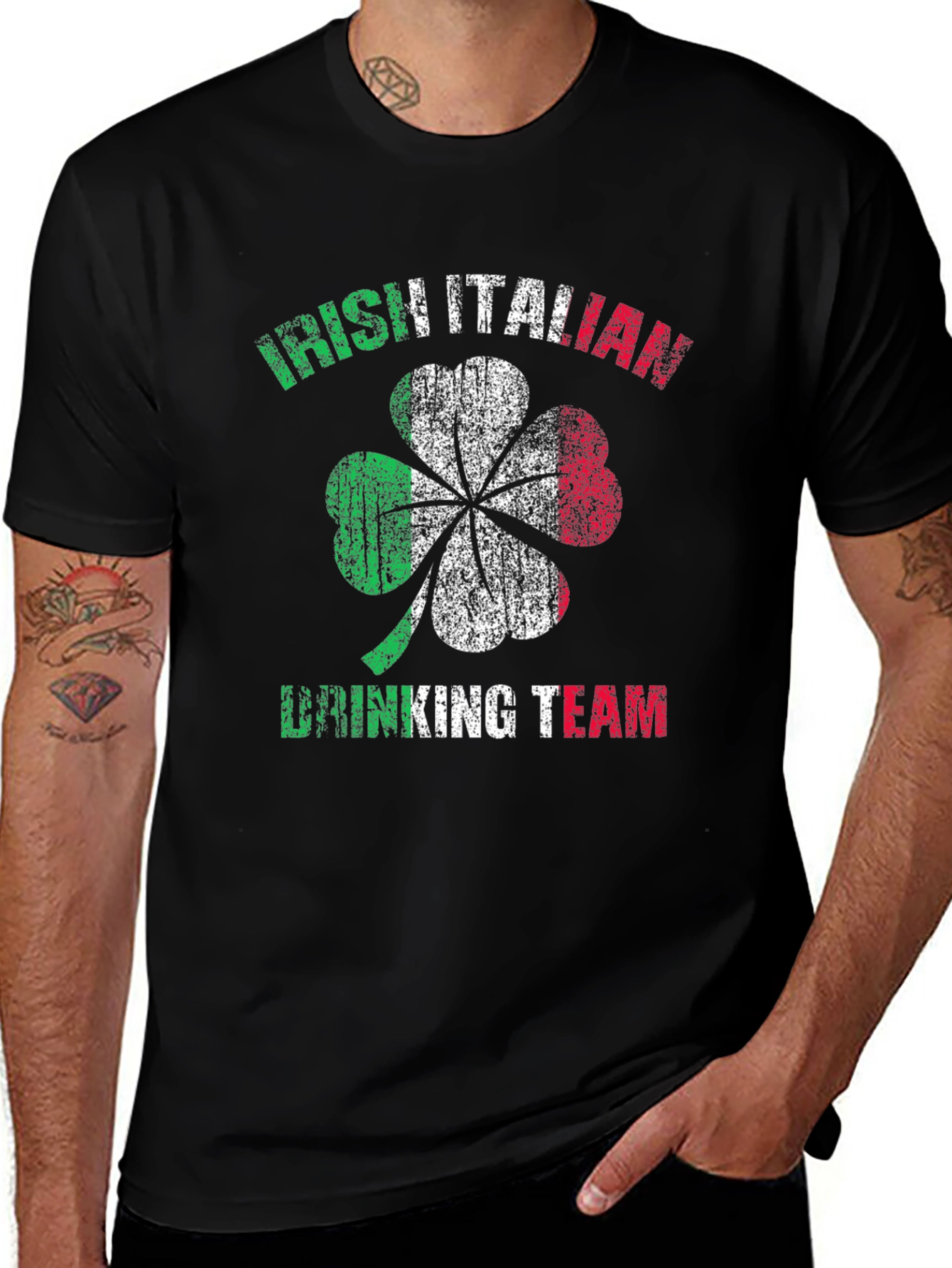 Irish Italian Drinking Team St. Patrick's Day T-Shirt