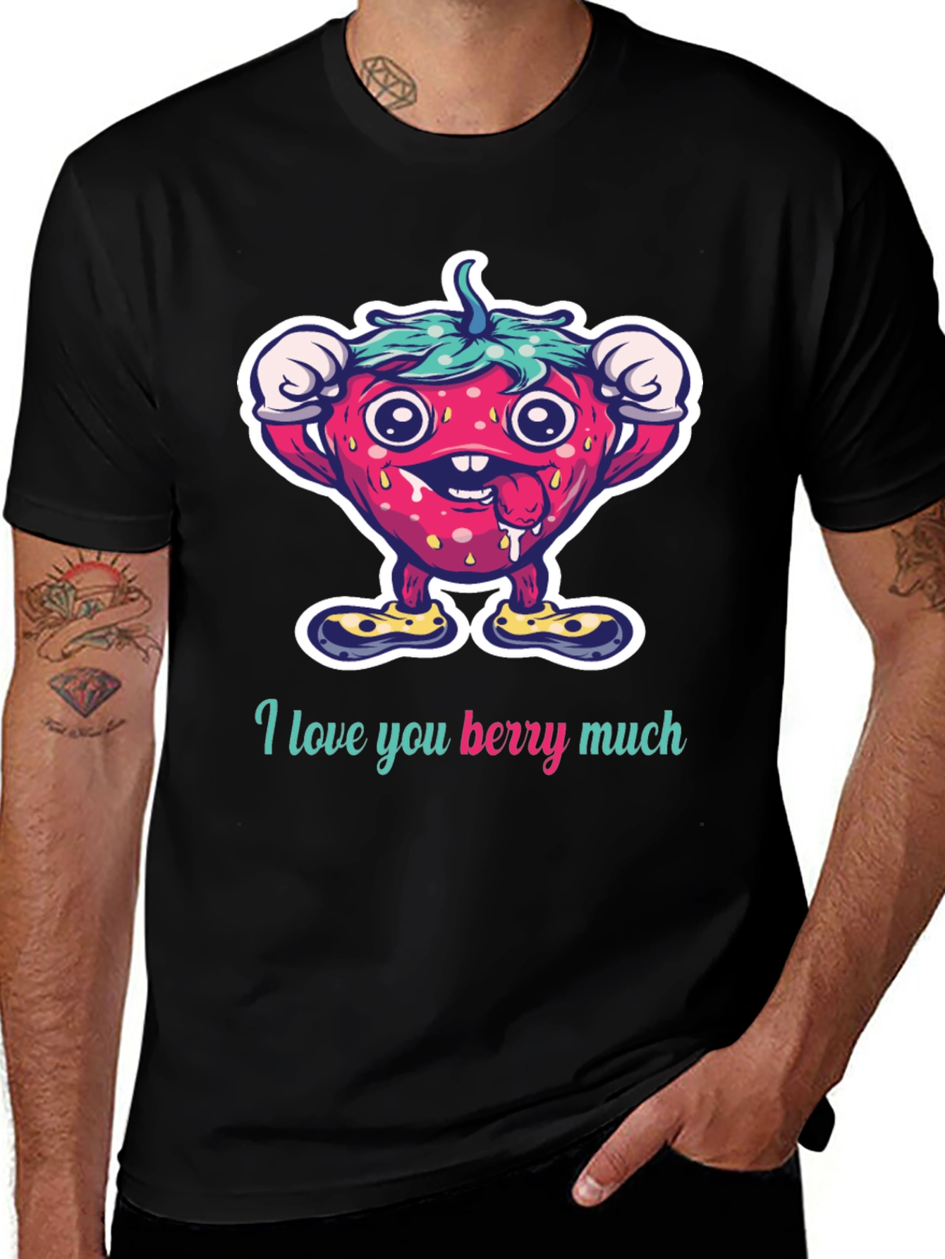 Variant 6 of I Love You Berry Much Graphic T-Shirt