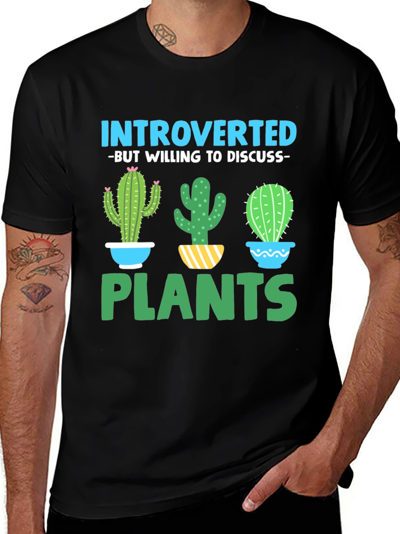 Variant 28 of Introverted Plants Graphic Tee