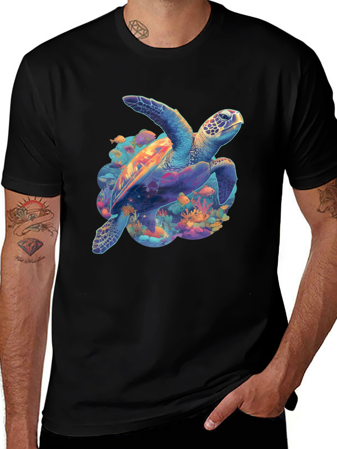 Variant 25 of Sea Turtle Graphic T-Shirt - Ocean Lover Tee