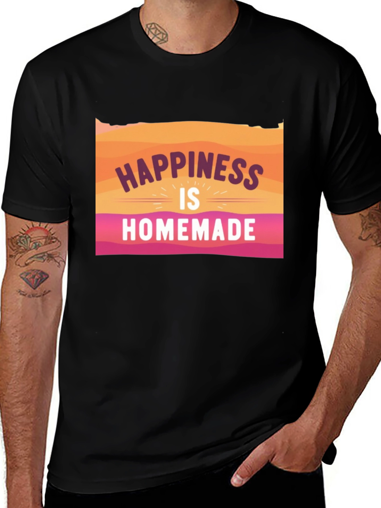Variant 16 of Happiness is Homemade Graphic Tee