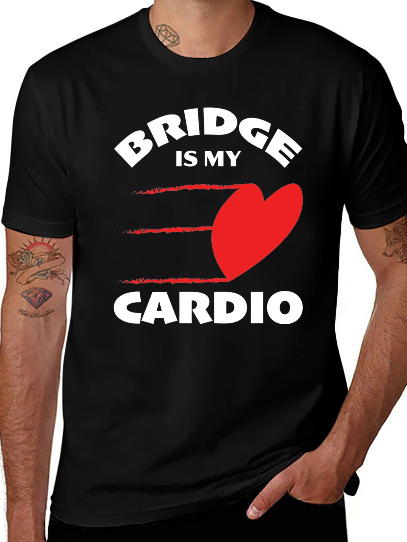 Variant 20 of Bridge is My Cardio Graphic Tee