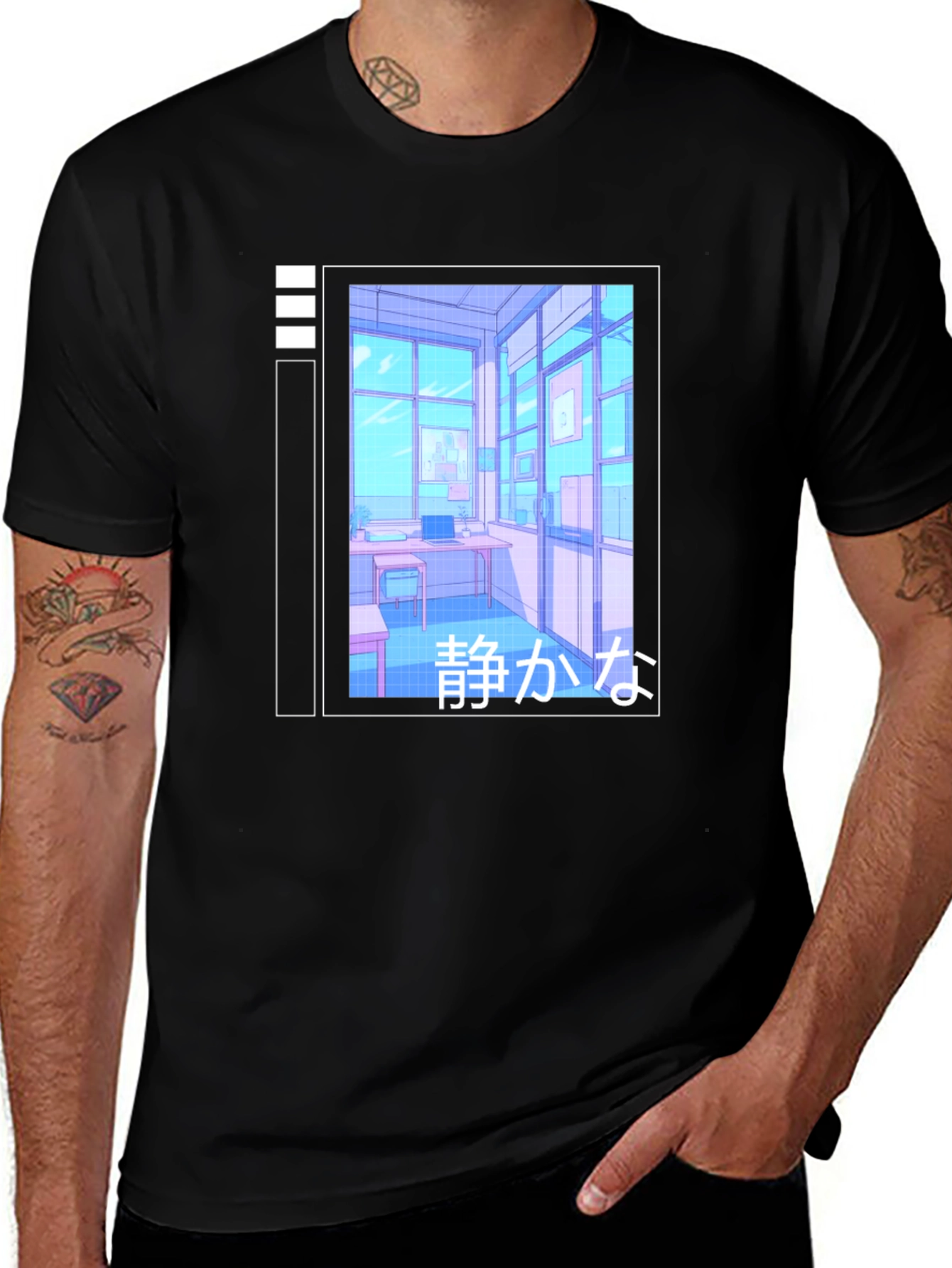 Variant 4 of Aesthetic Vaporwave Japanese Room T-Shirt