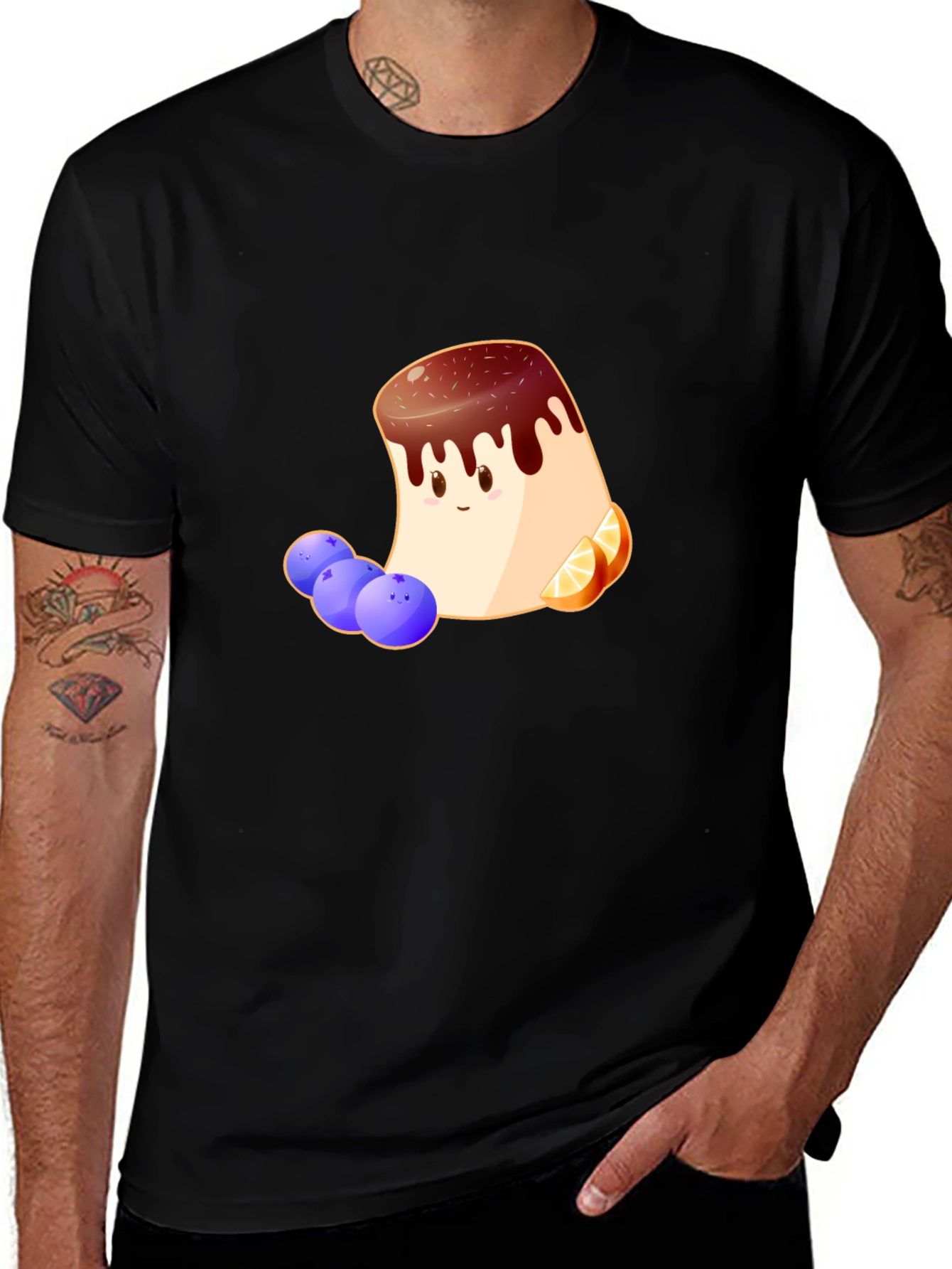 Variant 24 of Dessert Cartoon T-Shirt - Foodie Style