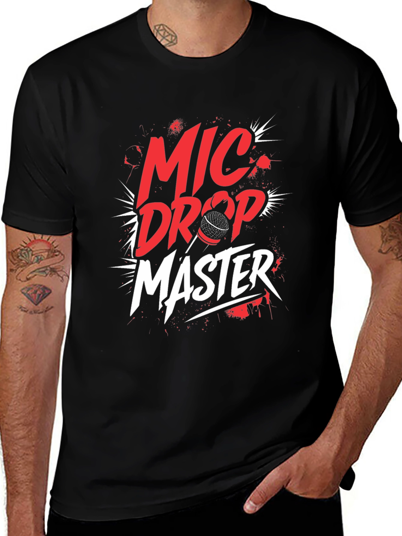 Variant 27 of Mic Drop Master Graphic T-Shirt
