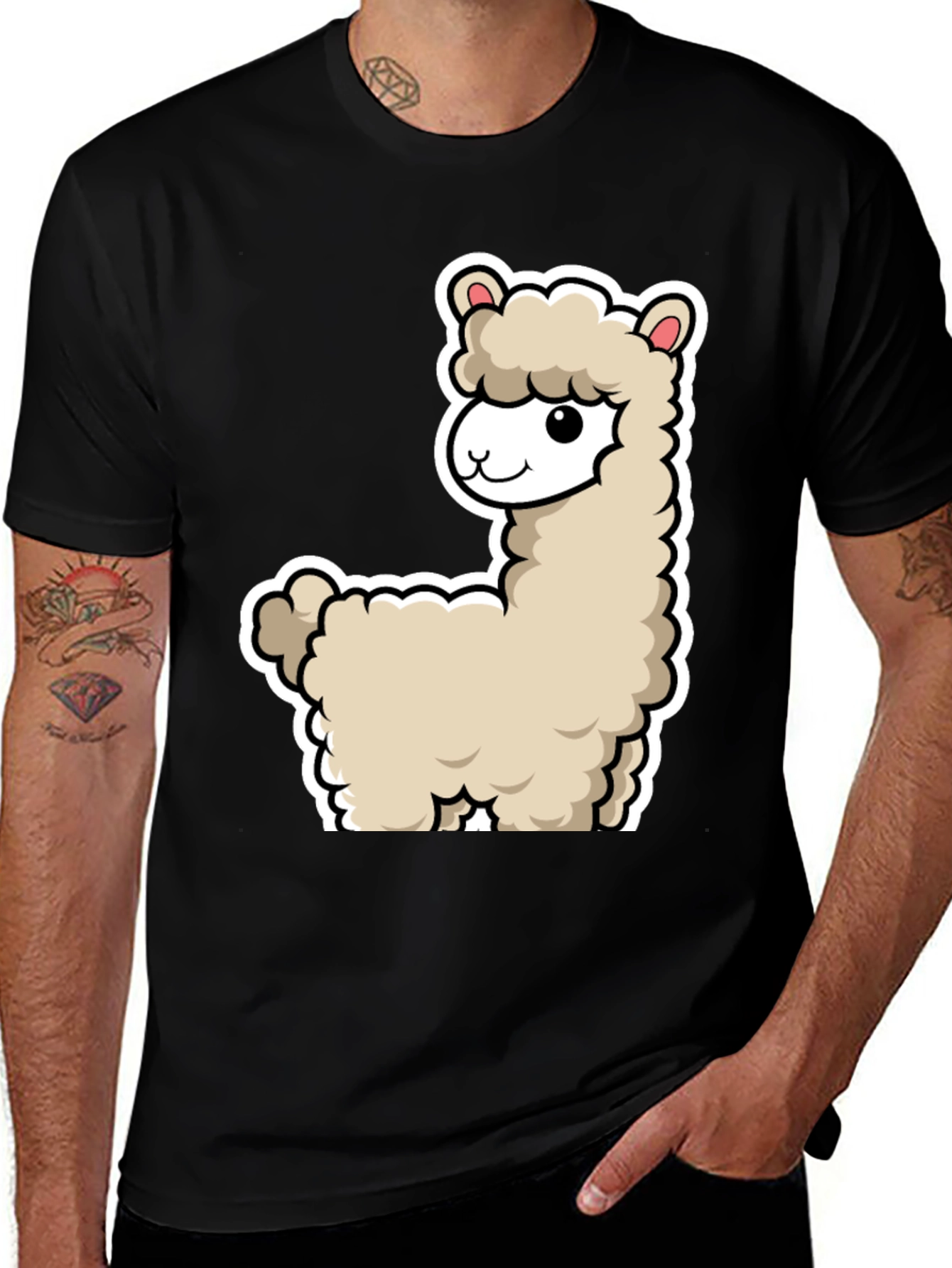 Variant 28 of Llama Graphic Tee - Soft & Stylish