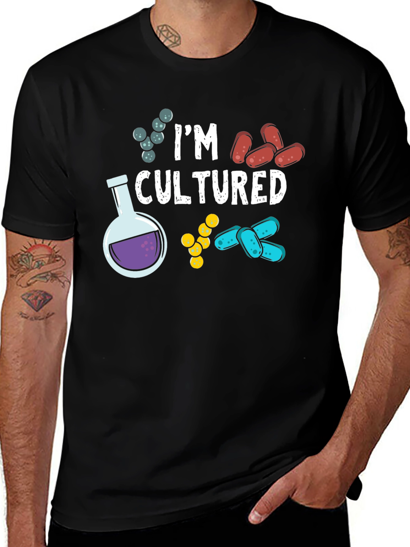 I'm Cultured Science Humor T-Shirt