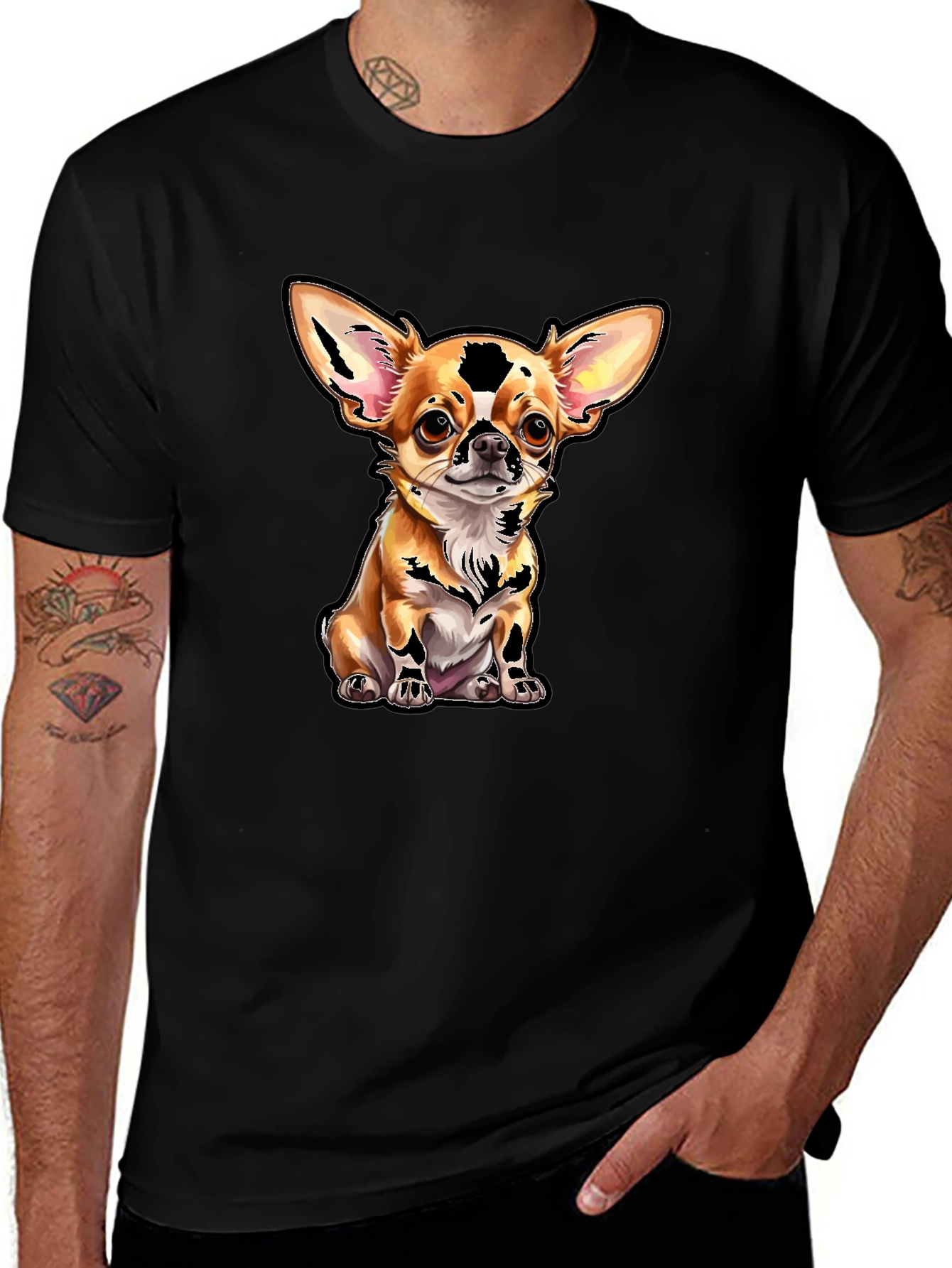 Cute Chihuahua Graphic T-Shirt