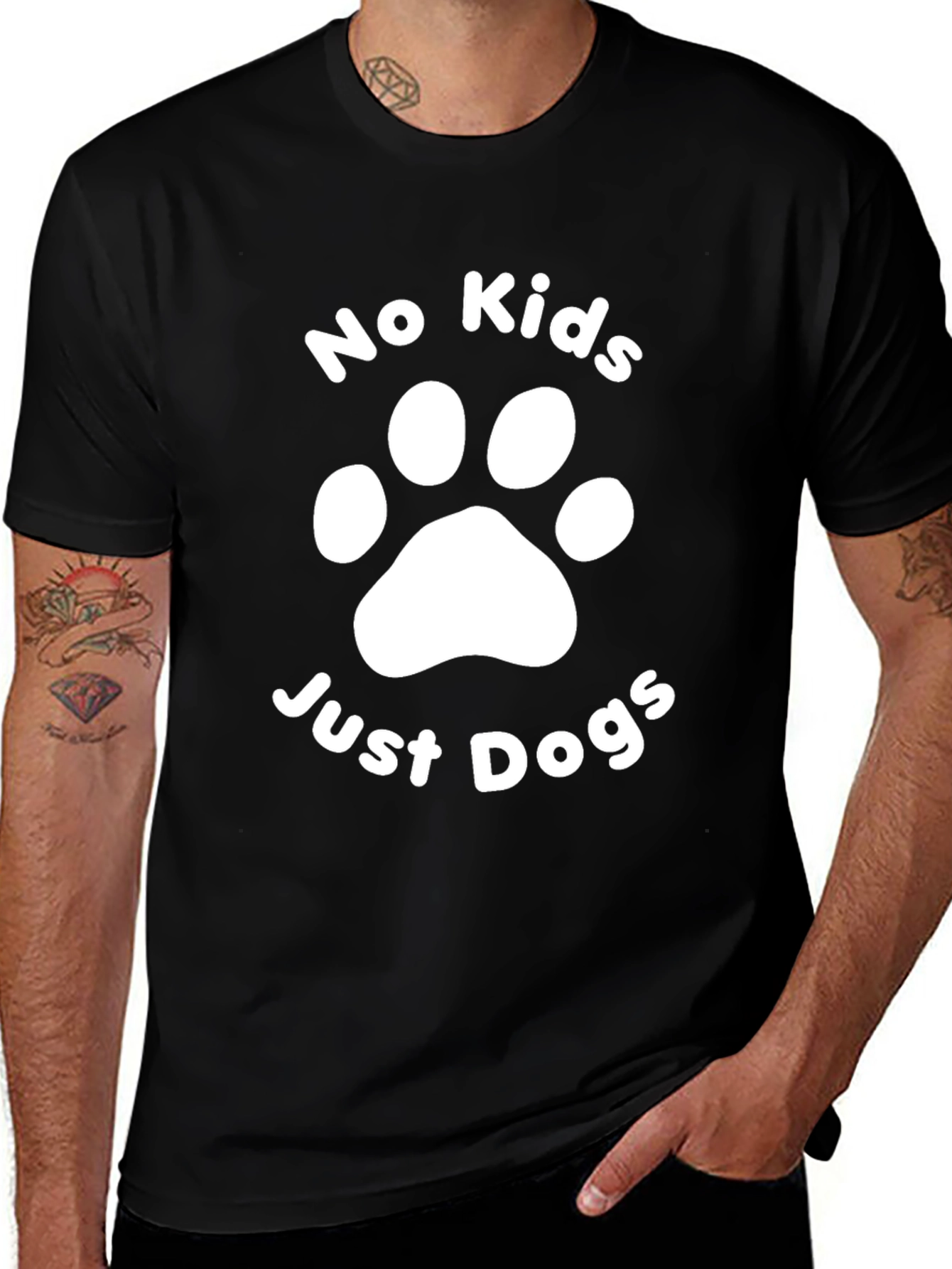 Variant 26 of No Kids Just Dogs Graphic T-Shirt