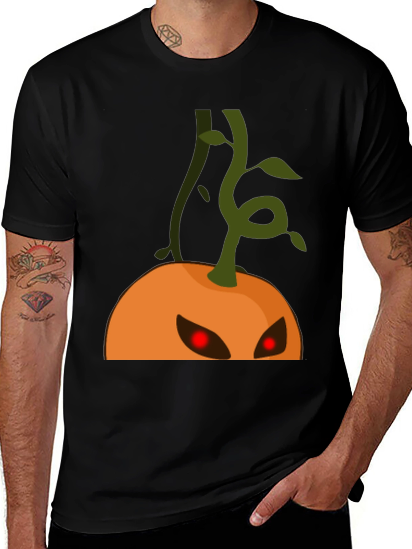 Spooky Pumpkin T-Shirt - Halloween Style