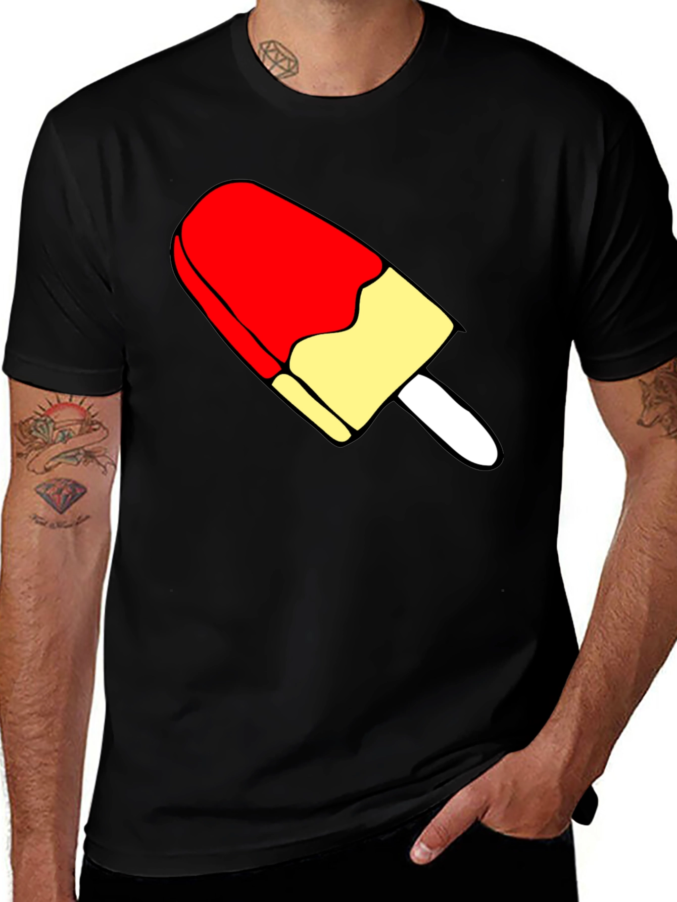 Variant 9 of Retro Popsicle Graphic Tee - Cool Summer Shirt