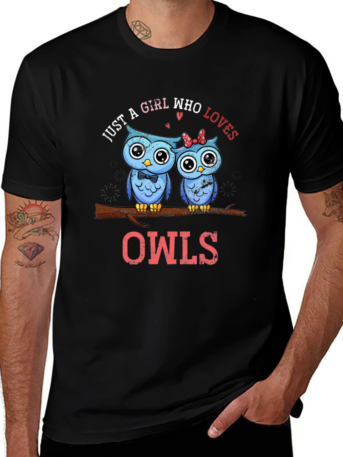 Variant 24 of Just A Girl Who Loves Owls T-Shirt