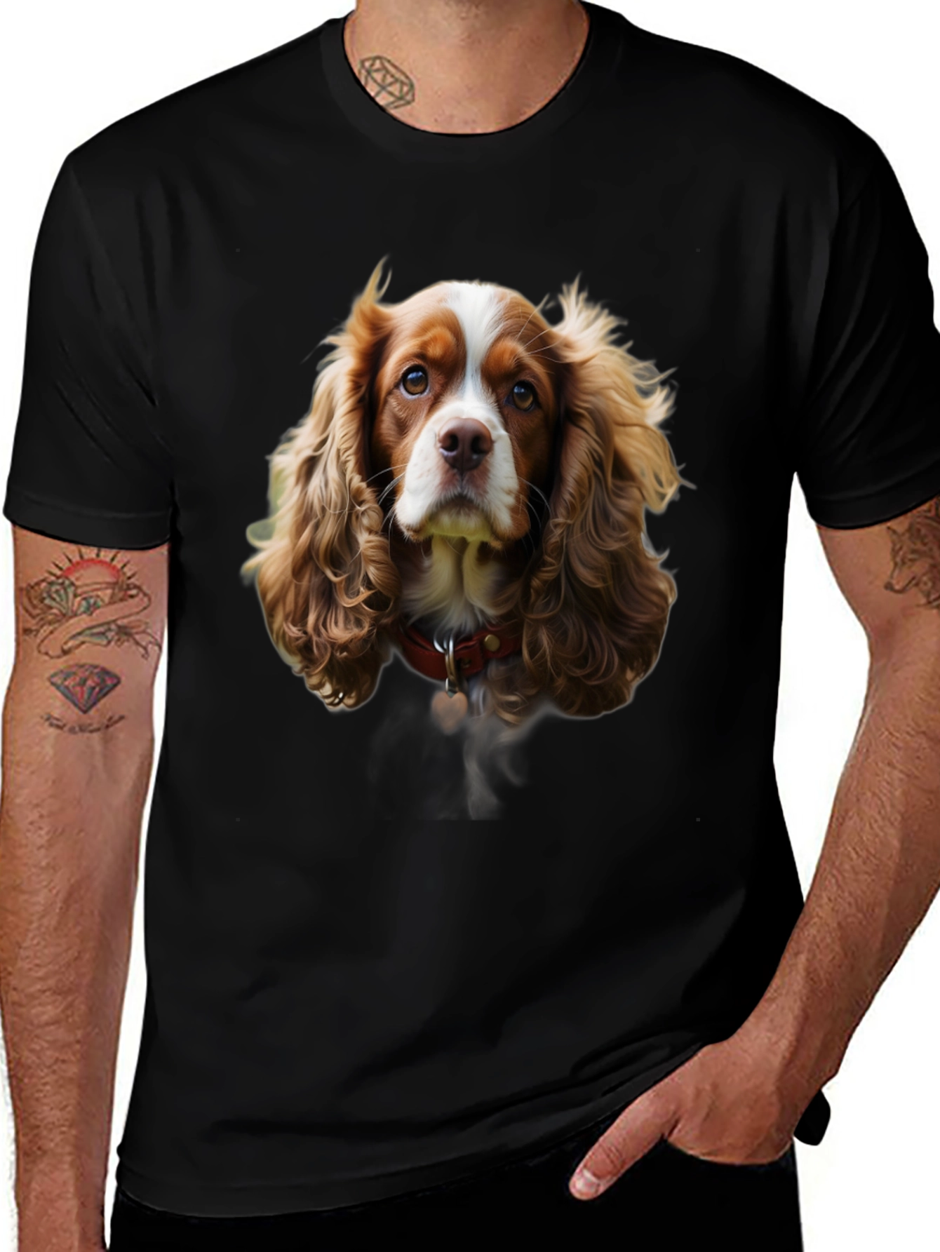 Variant 4 of Cocker Spaniel Dog Graphic Tee