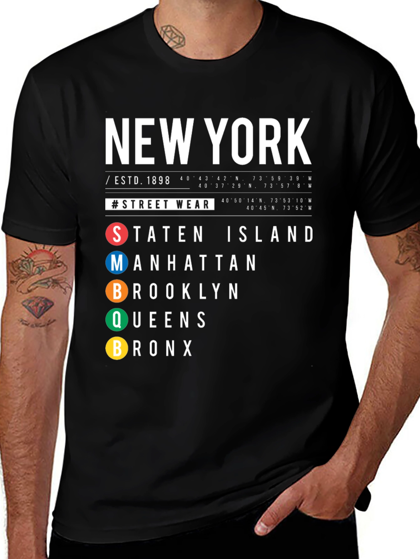 New York Subway T-Shirt, City Pride Tee