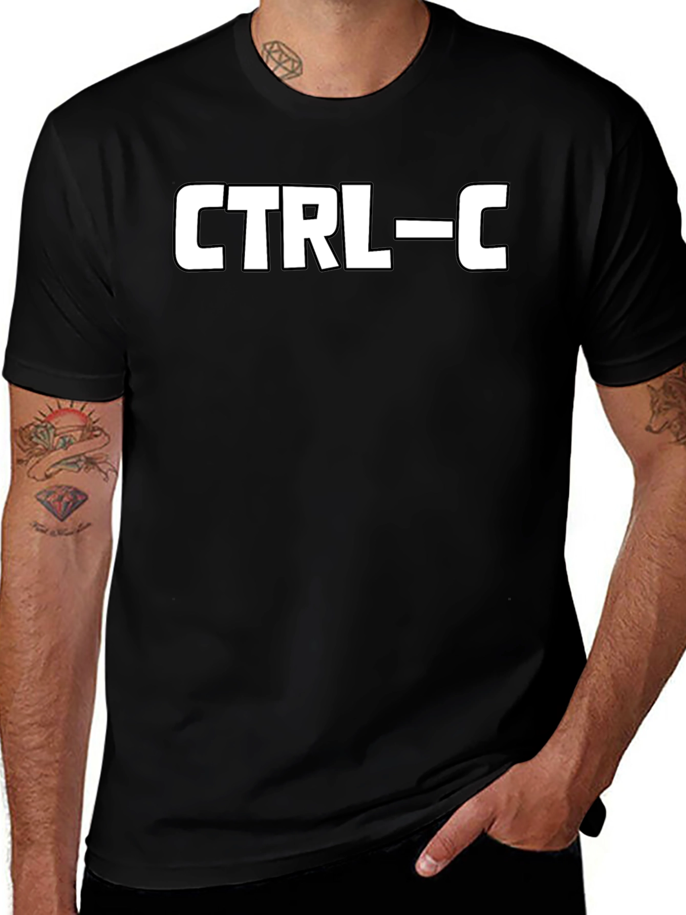 Variant 4 of CTRL-C Copy T-Shirt - Programmer Humor Tee