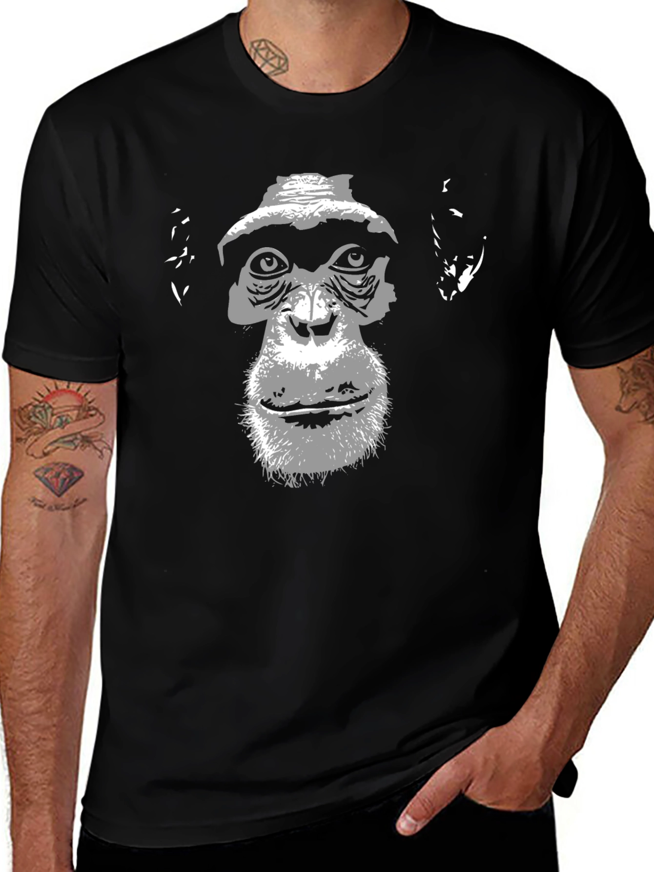 Variant 28 of Cool Monkey Graphic T-Shirt