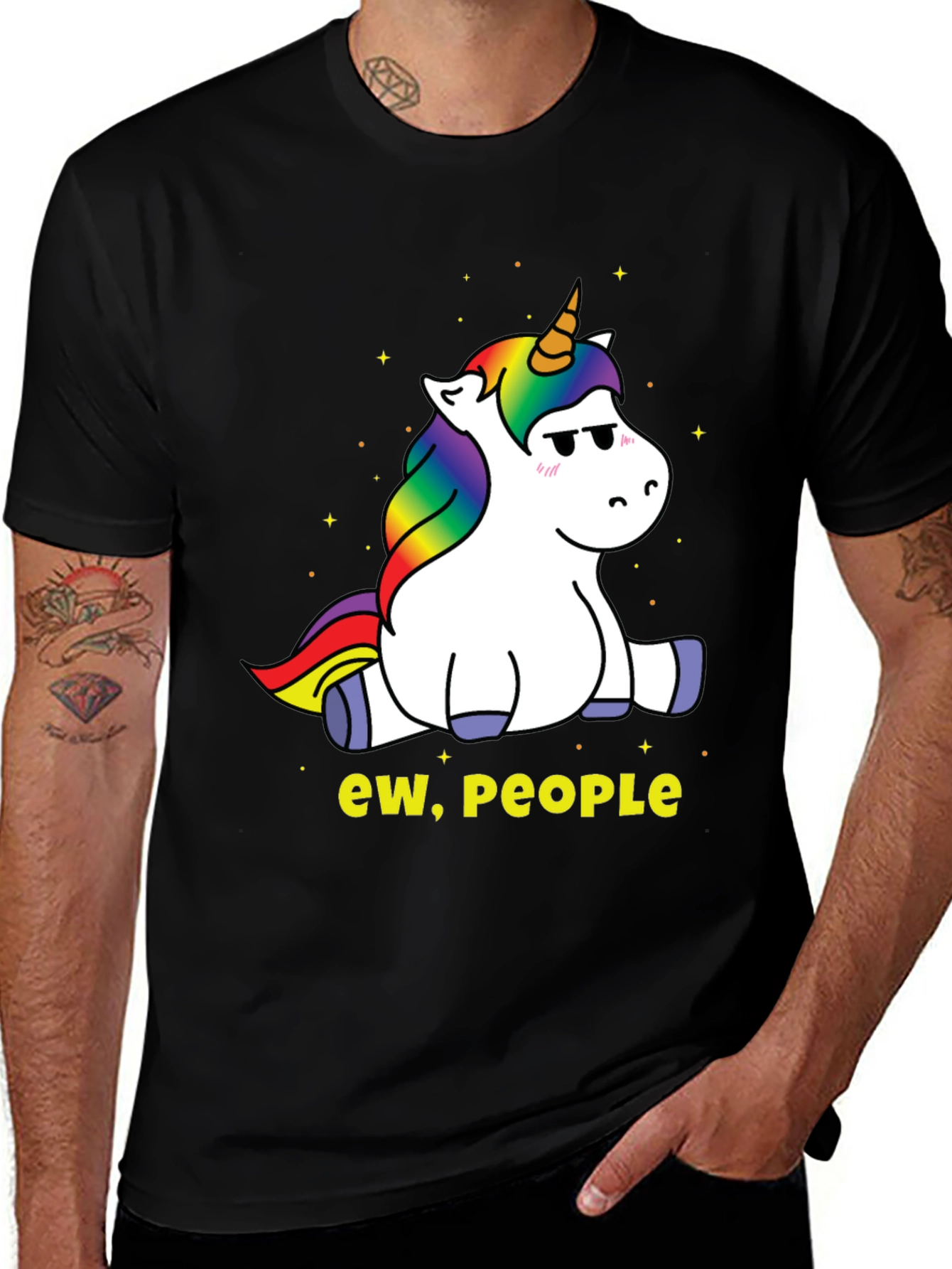 Variant 27 of Ew, People Unicorn Graphic Tee